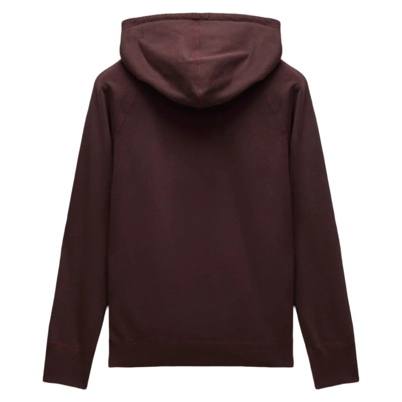 Reigning Champ Midweight Terry Slim Zip Hoodie Oxblood outlook