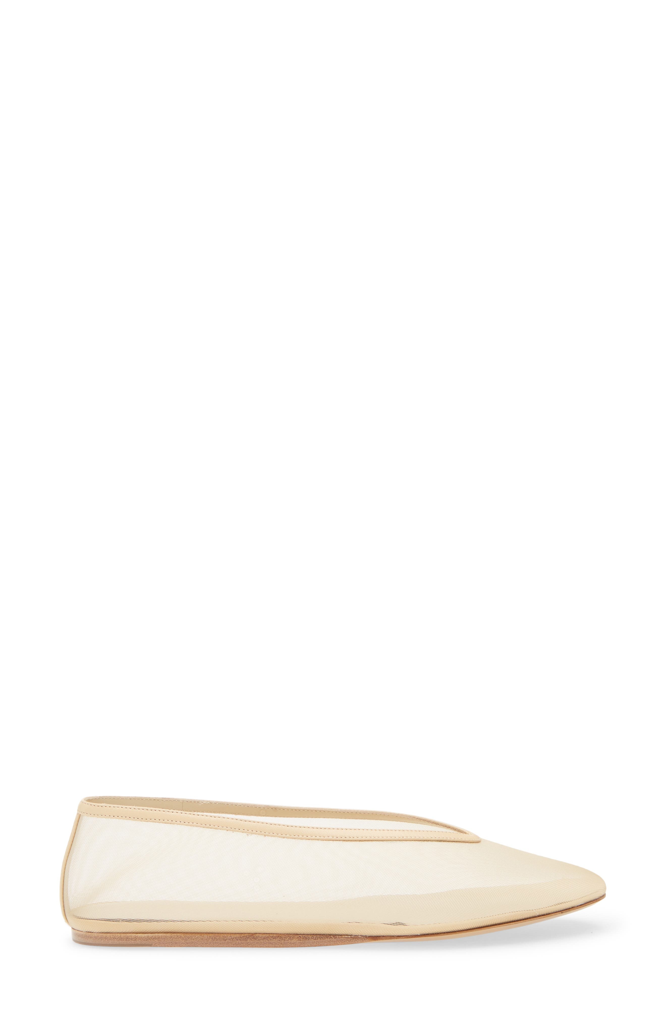 Le Monde Beryl Luna Mesh Ballet Flat in Sand at Nordstrom - 3