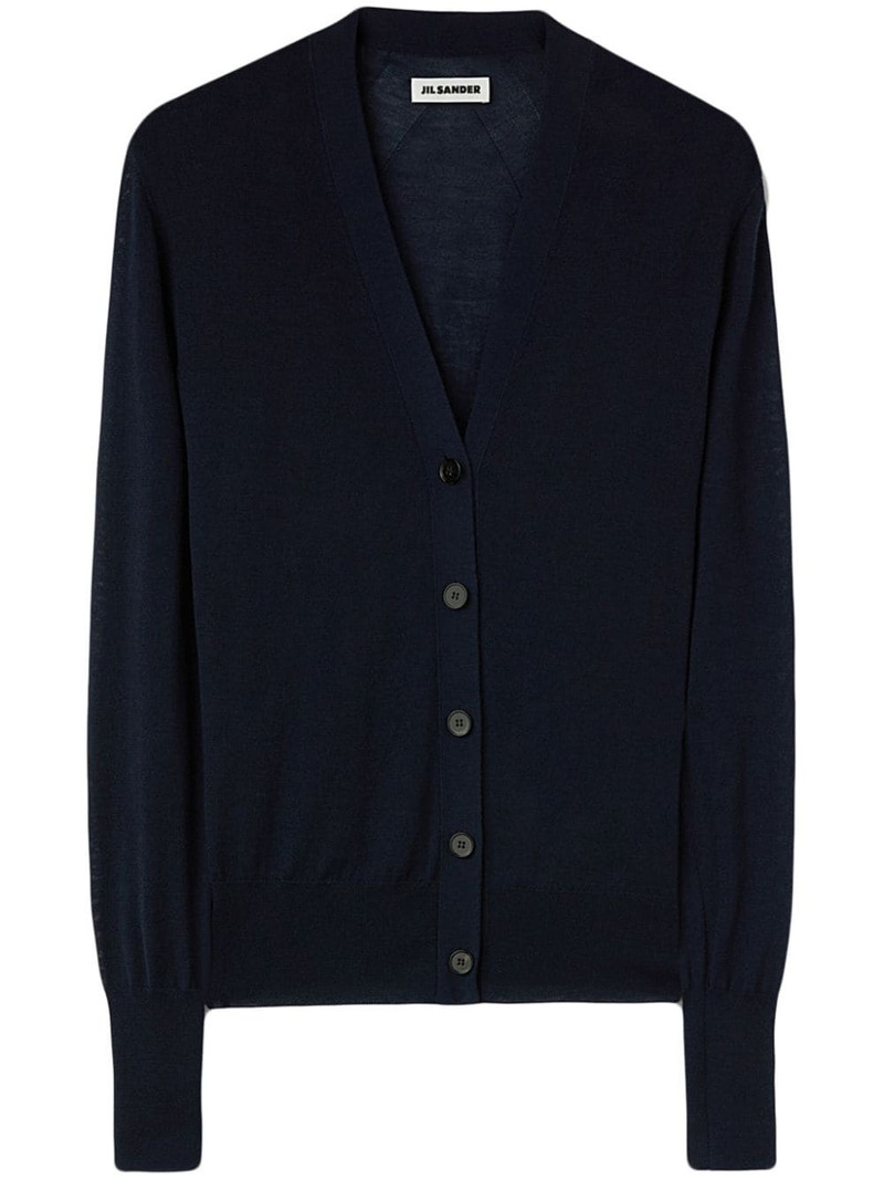 V-neck cashmere cardigan 1