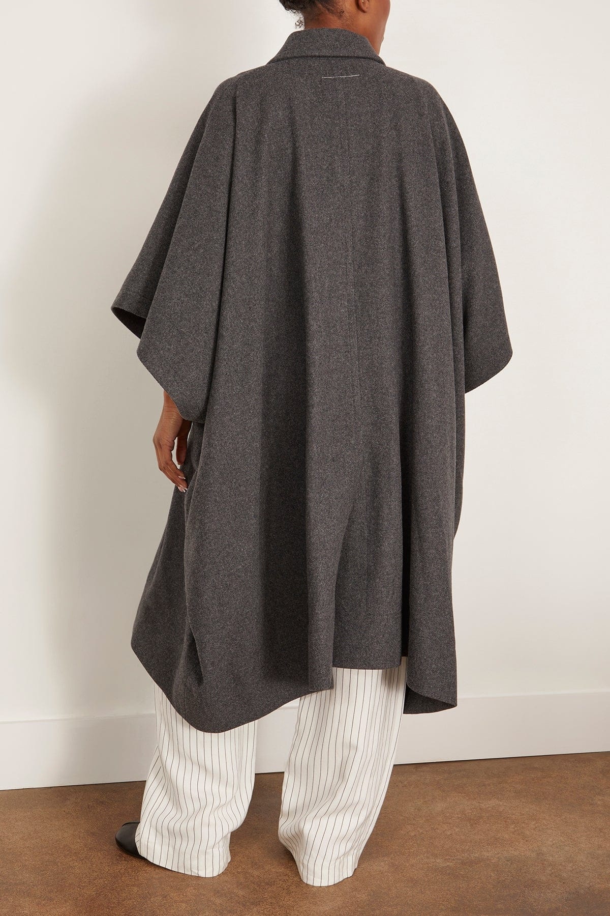 Trench Coat in Dark Melange - 4