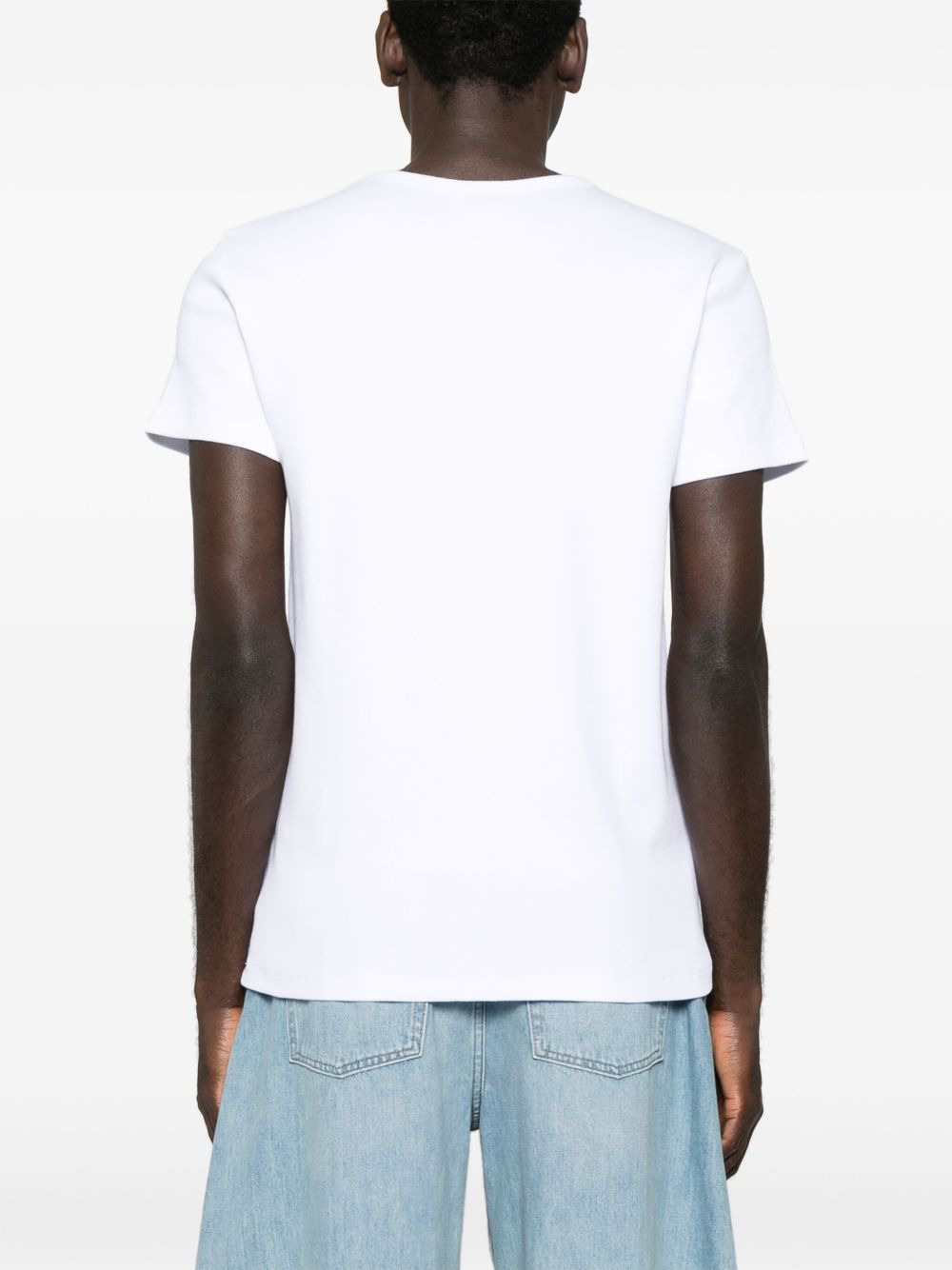 Off-stamp ribbed T-shirt - 3
