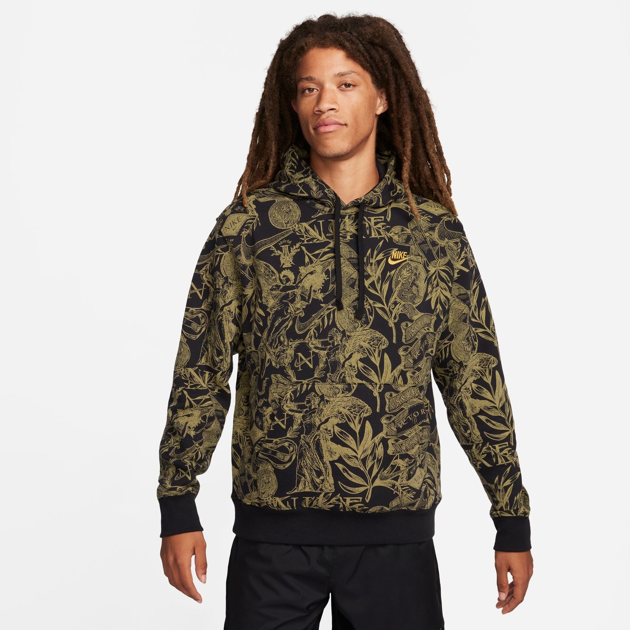 Nike Mens Nike NSW BB Toile Club Pullover Hoodie - 1