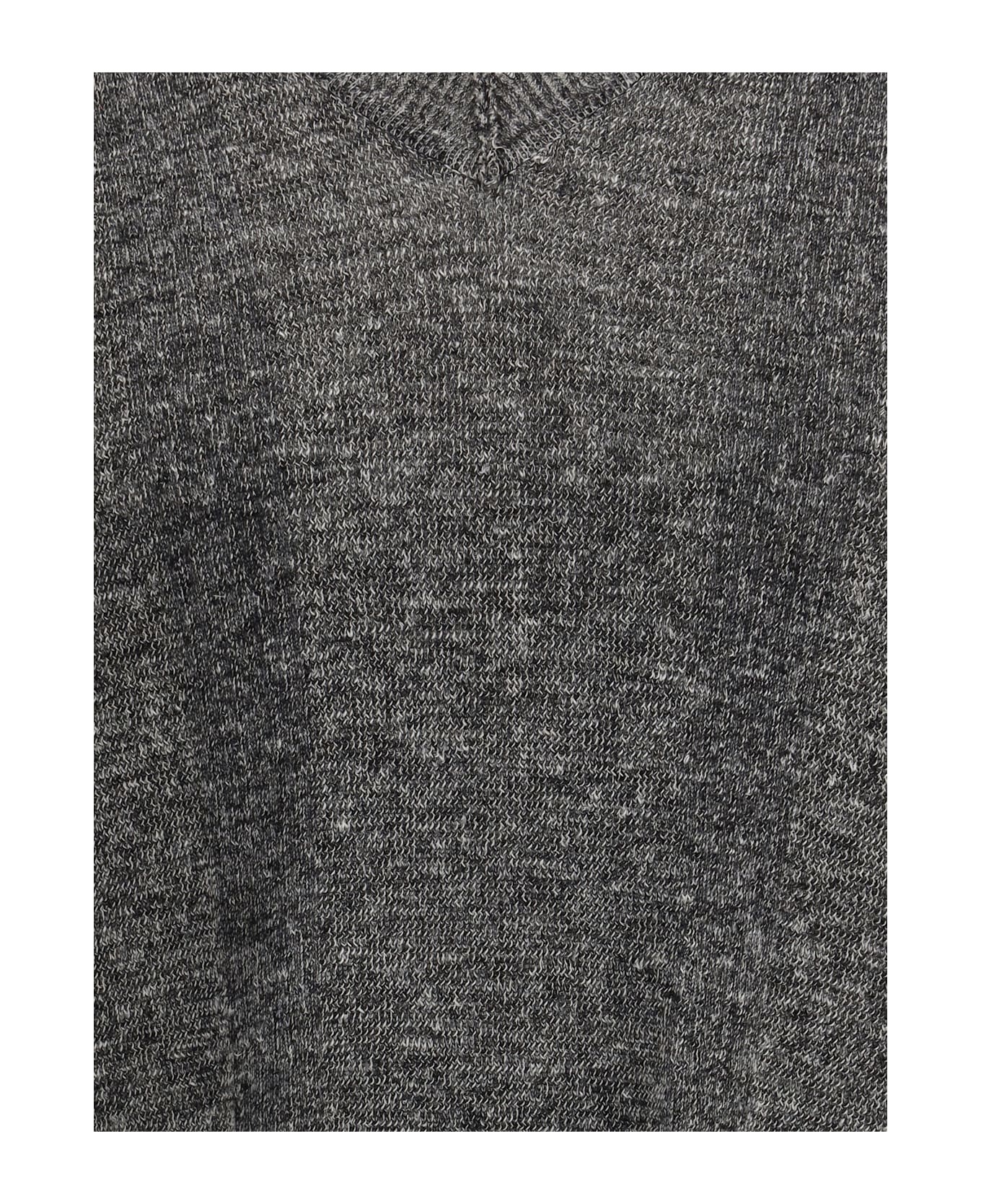 Cotton And Linen Sweater - 3