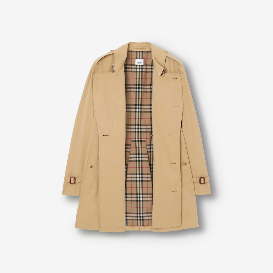 Burberry Wimbledon Short Gabardine Trench Coat - 7