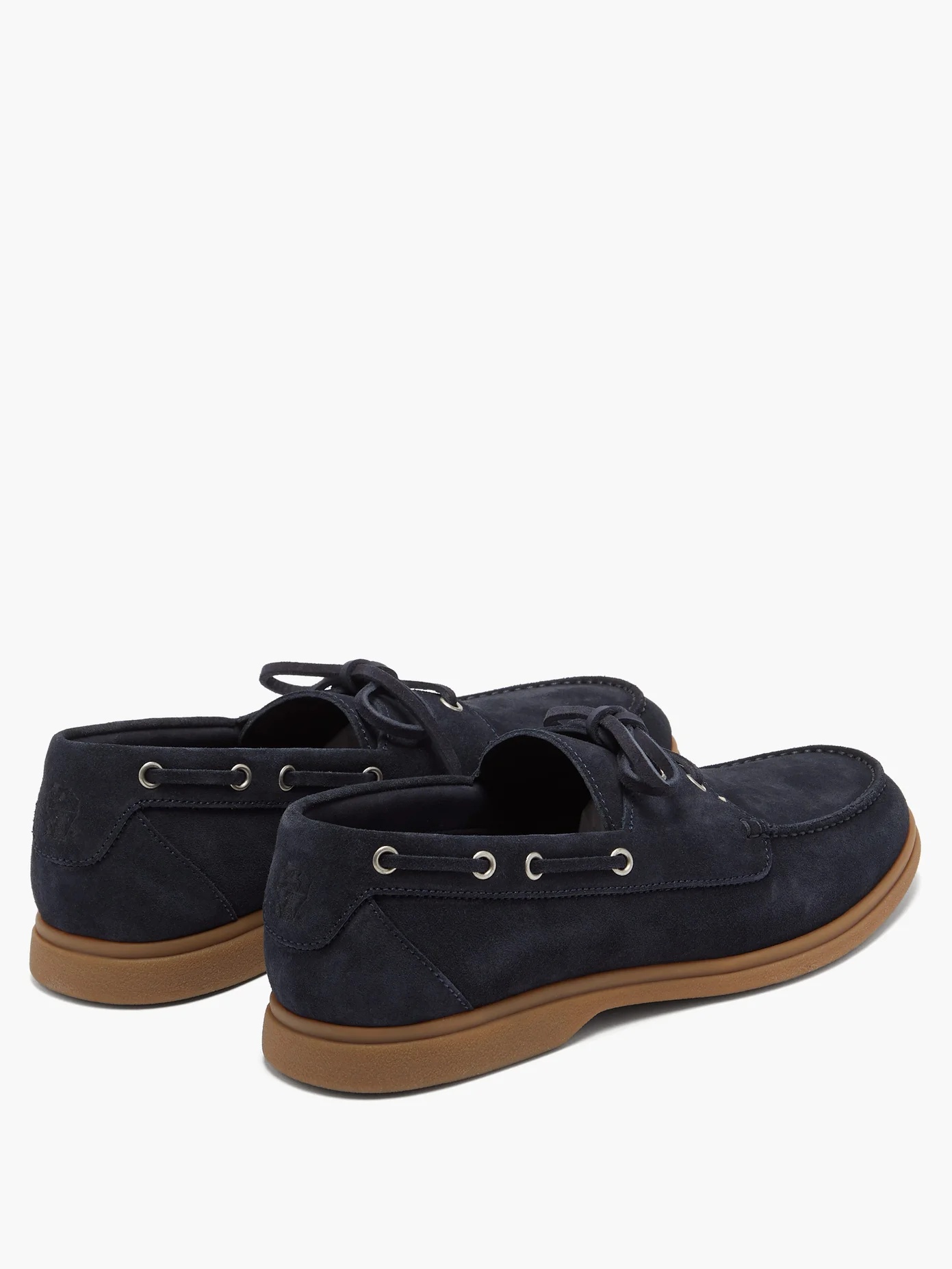 Suede deck shoes - 4