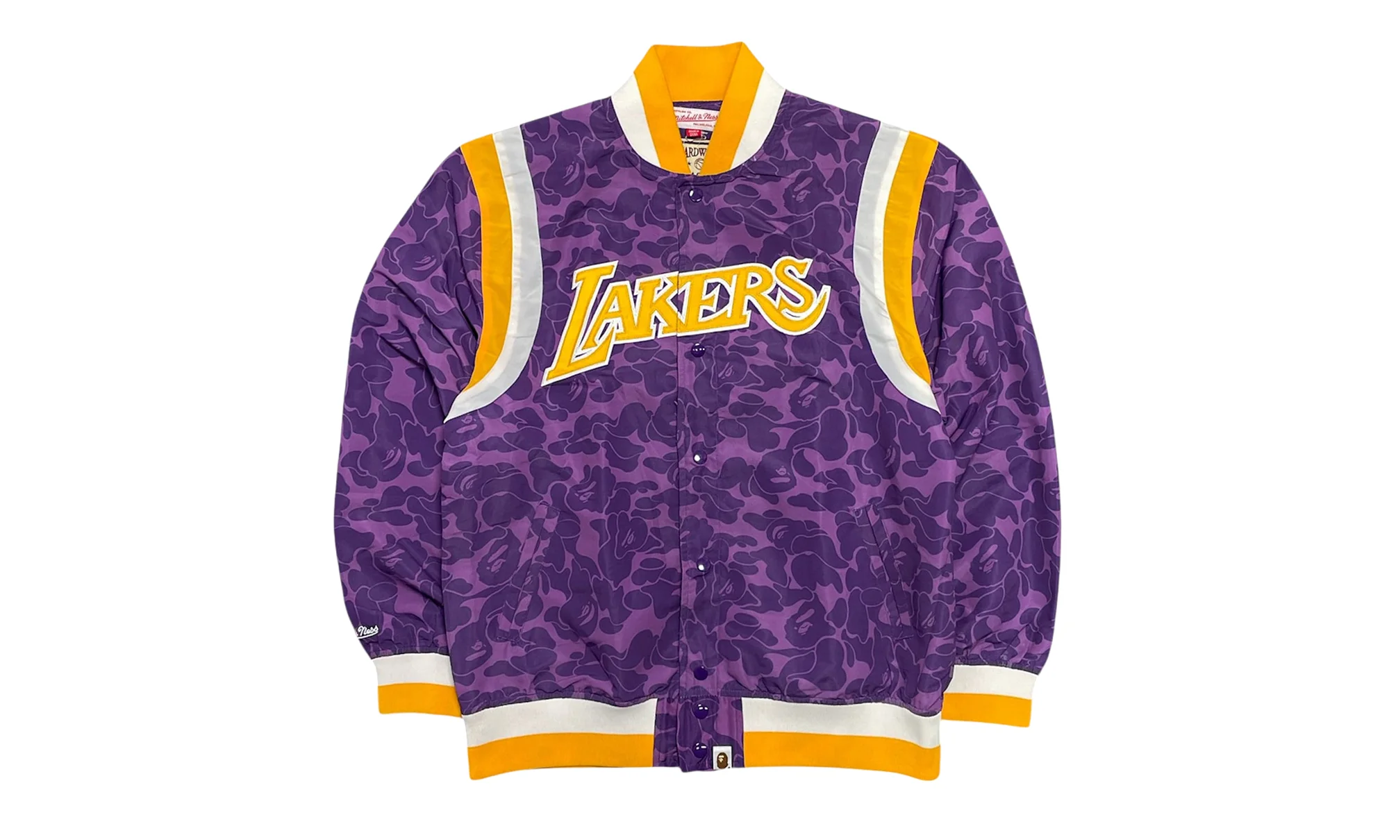 Mitchell & Ness Lakers Warm Up Jacket "Purple" BMNLWUJP - 1