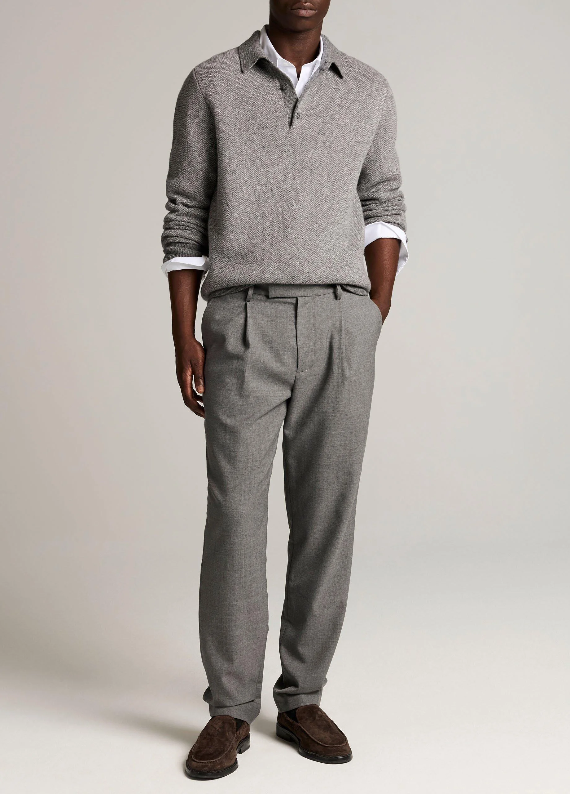 Owen Athletic Twill Pleated Trouser - 1