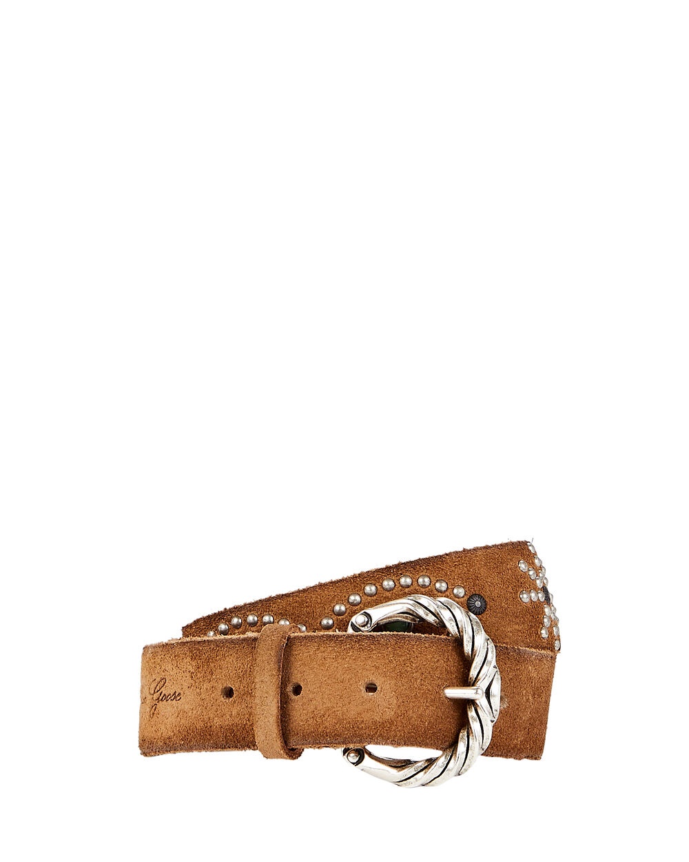 Dallas Studded Suede Belt - 1