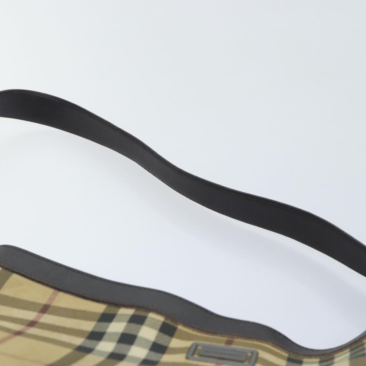Burberry Nova Check Shoulder Bag Coated Canvas Beige - 8