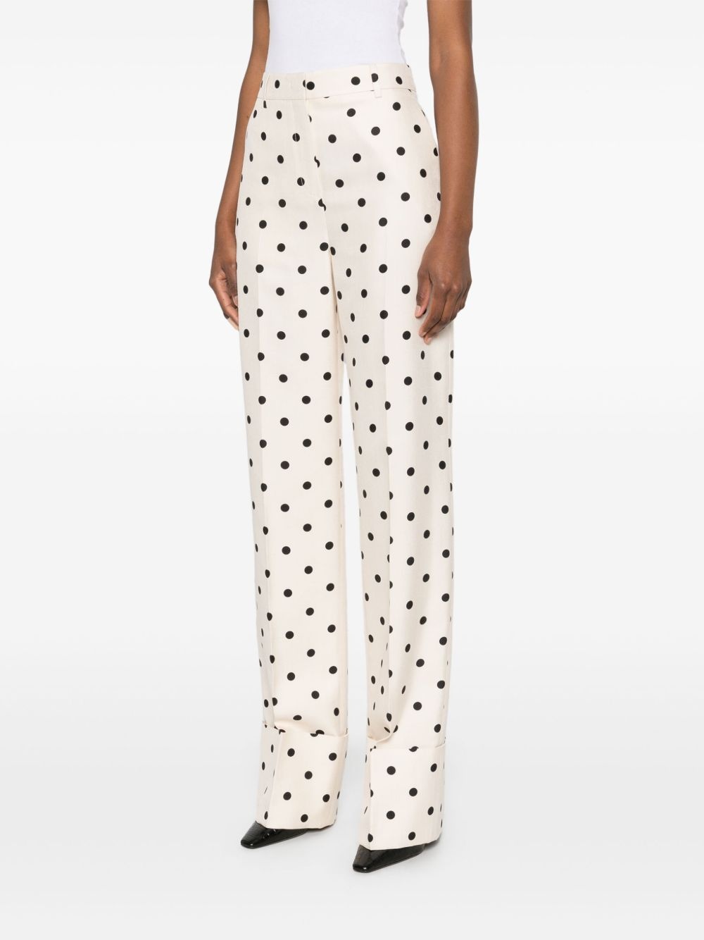 polka-dot trousers - 3