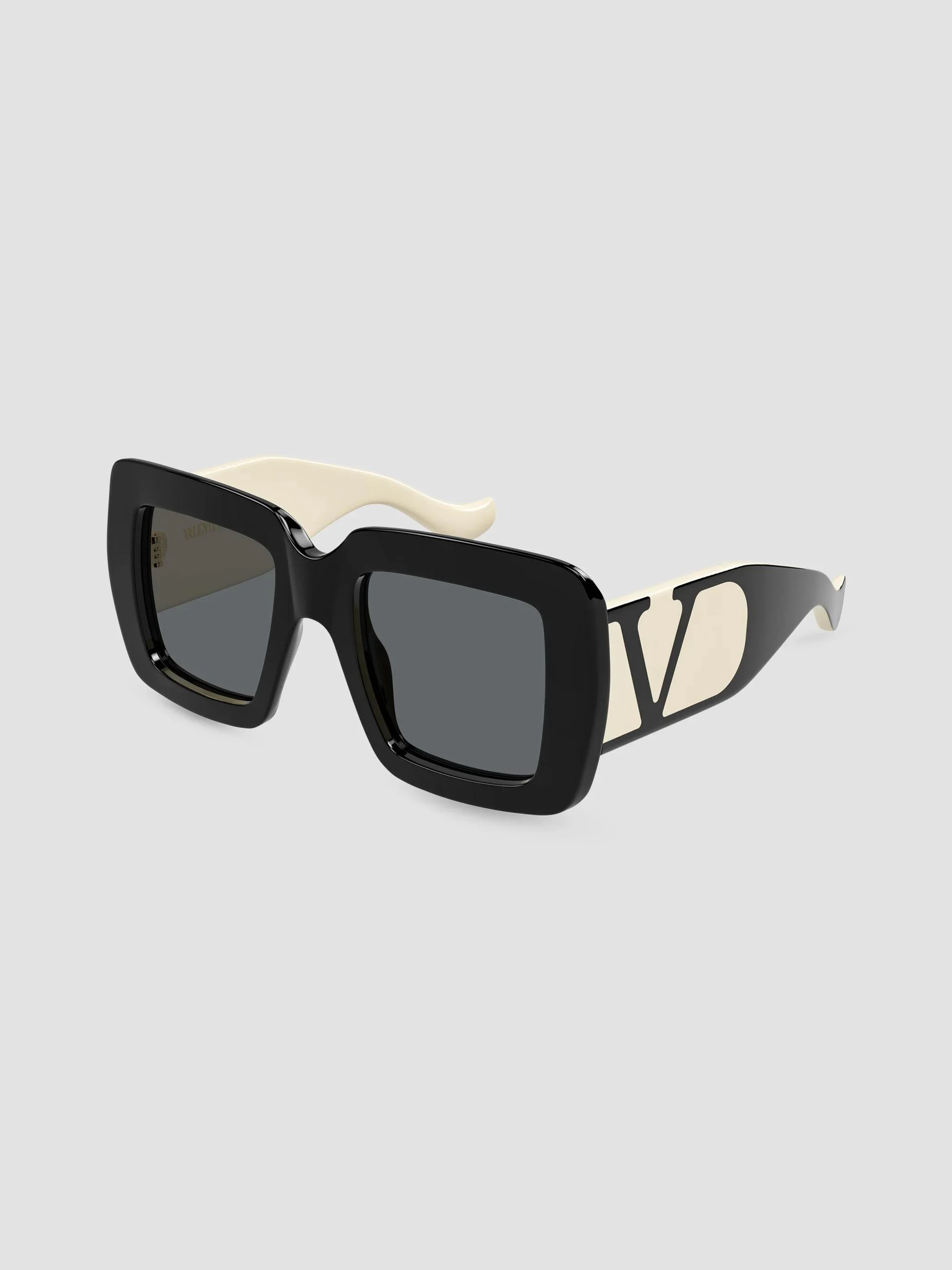 Women's V Logo 51MM Viva Superstar Squared Sunglasses - Black - 1