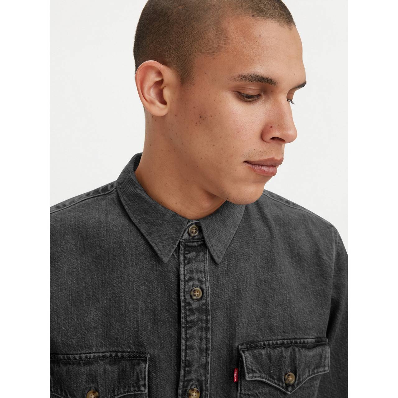 RELAXED FIT WESTERN SHIRT - 5