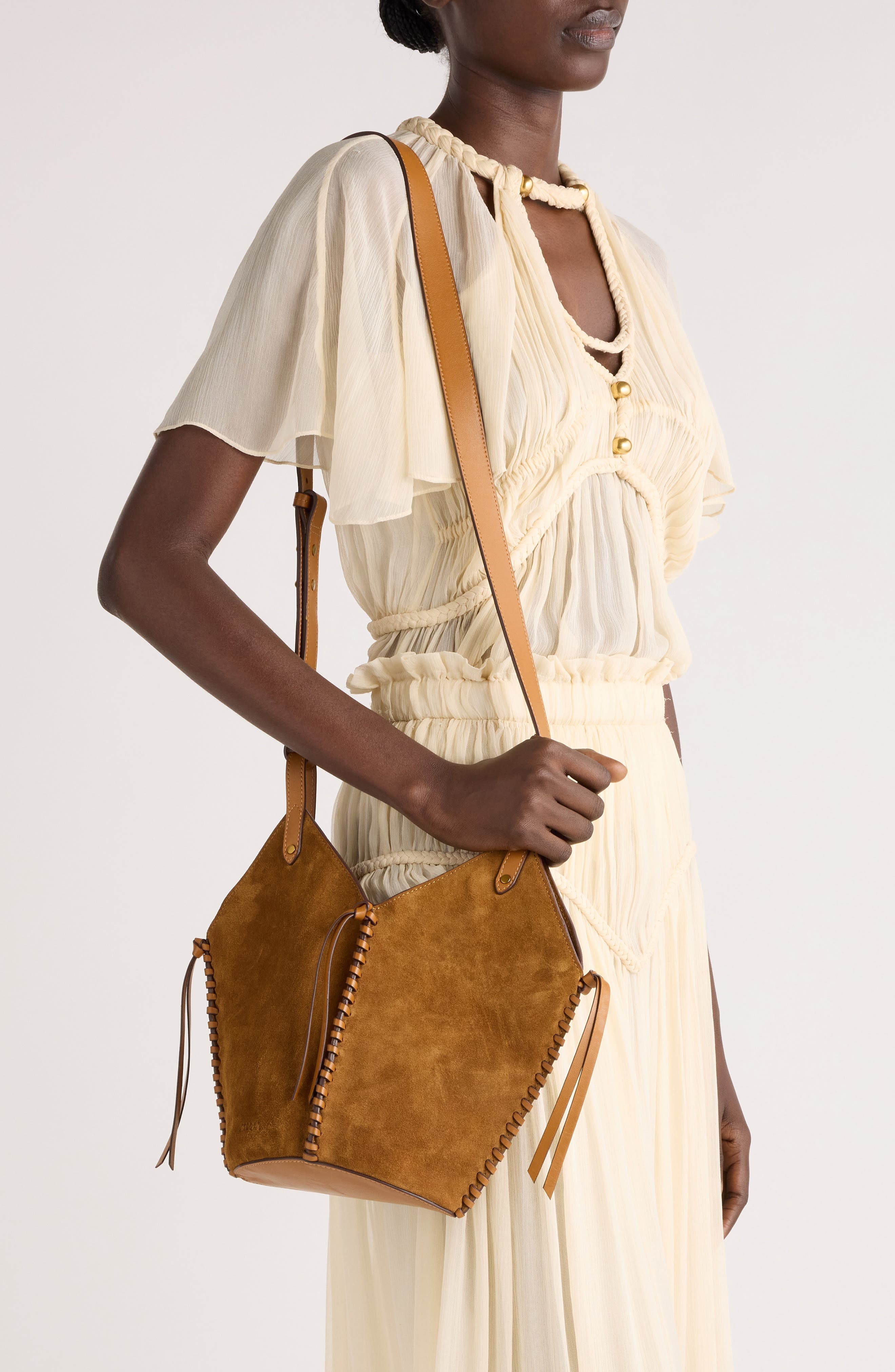 Isabel Marant Mini Tampa Tote in Cognac at Nordstrom - 3