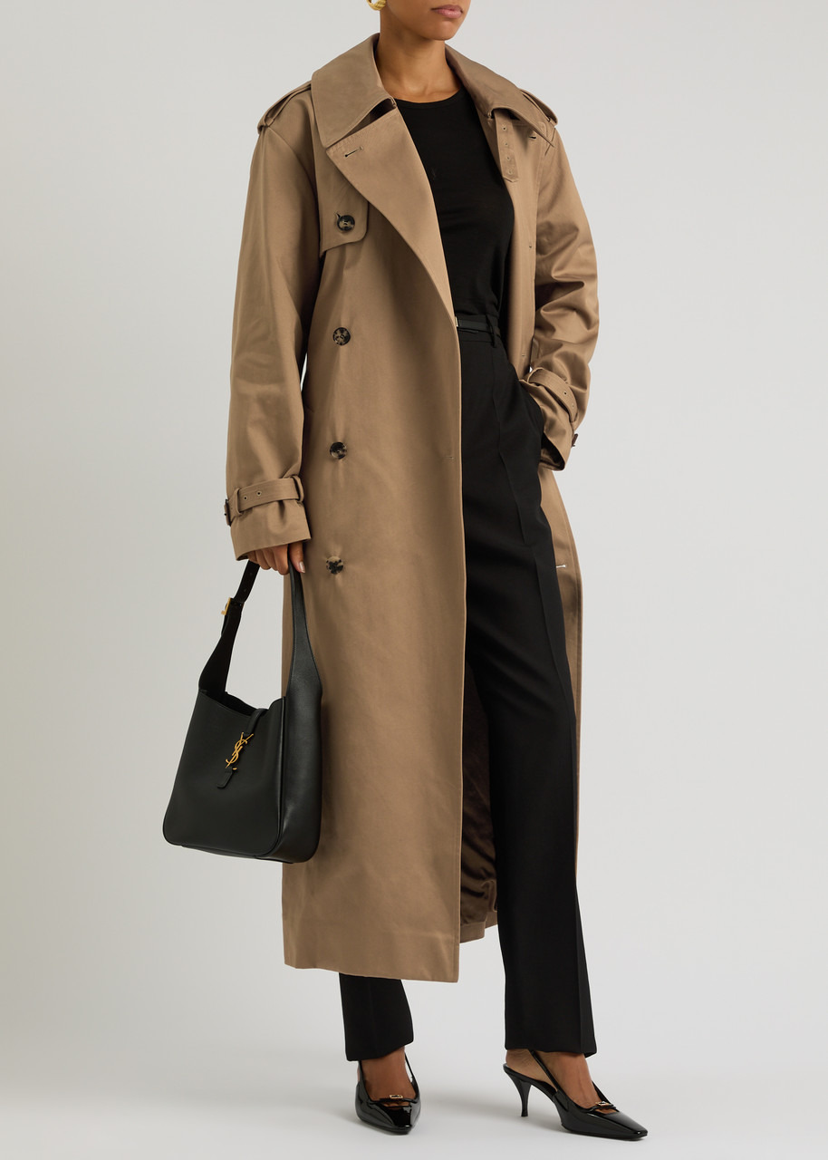 Saint Laurent Double-breasted Cotton Twill Trench Coat - 4