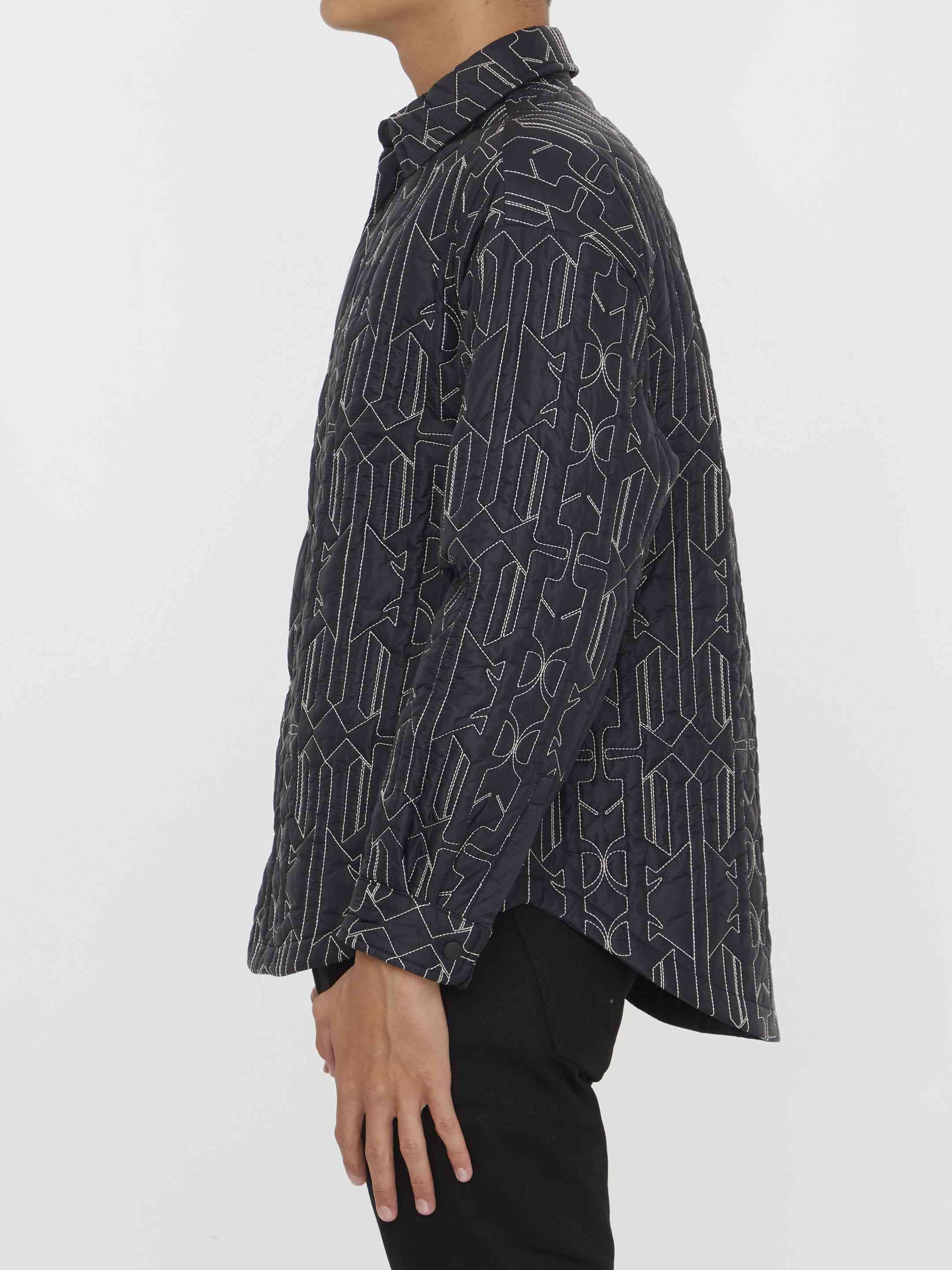 Palm Angels Men All Monogram Jacket - 3