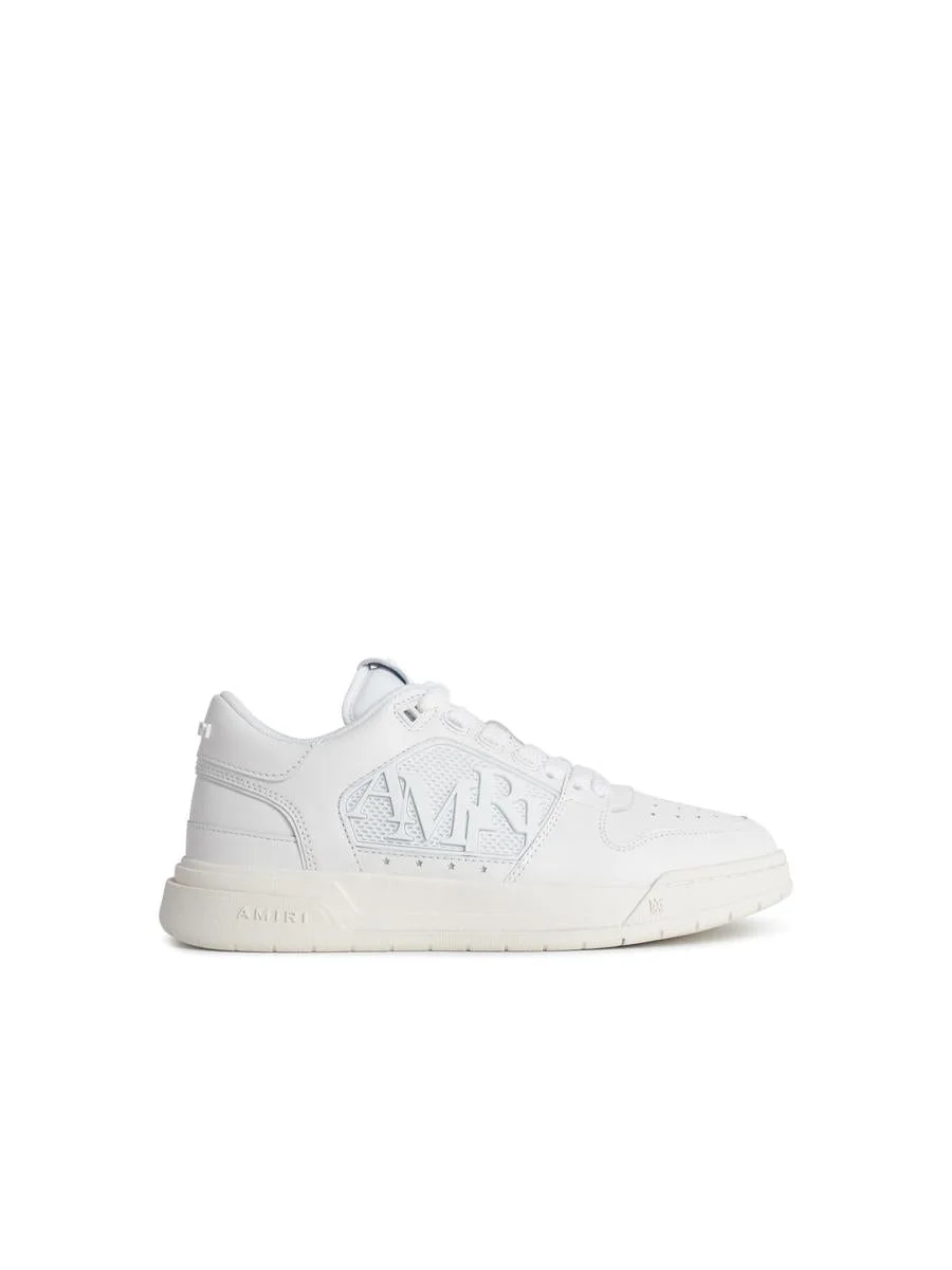 Amiri 'Classic Low' White Leather Blend Sneakers - 1