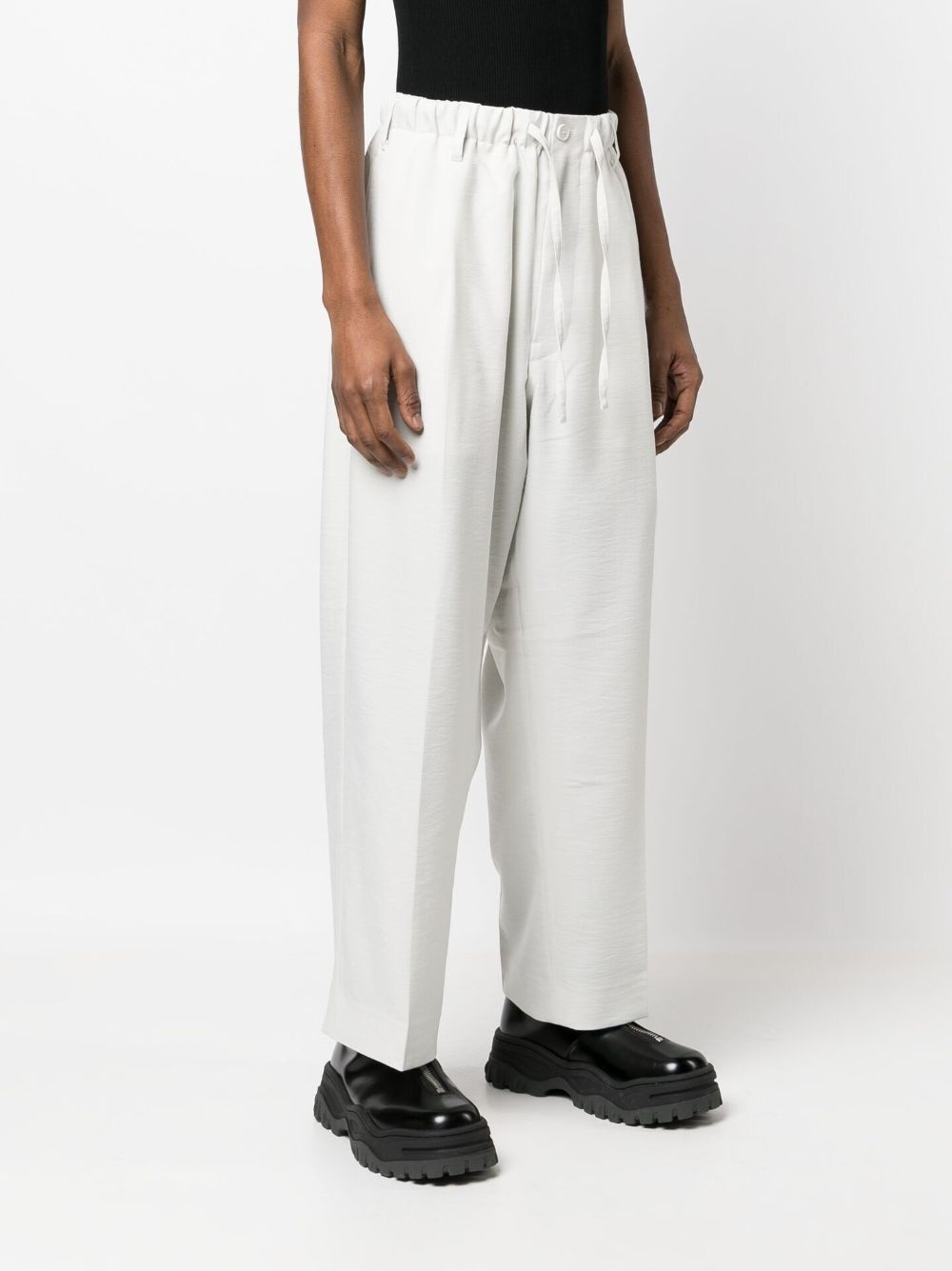 straight-leg side-stripe trousers - 4