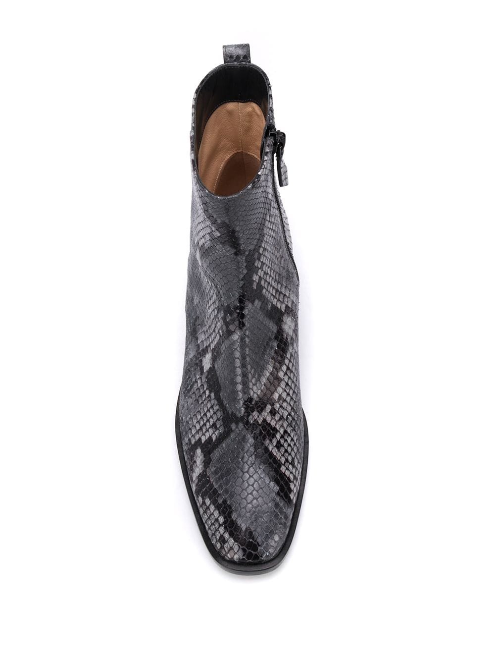 Casati snakeskin ankle boots - 4