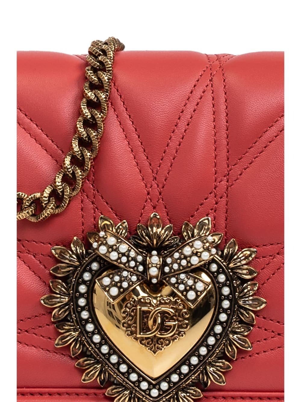 medium Devotion leather shoulder bag - 6