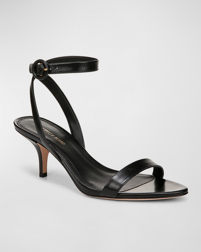 VERONICA BEARD Darcelle Leather Ankle-Strap Sandals outlook