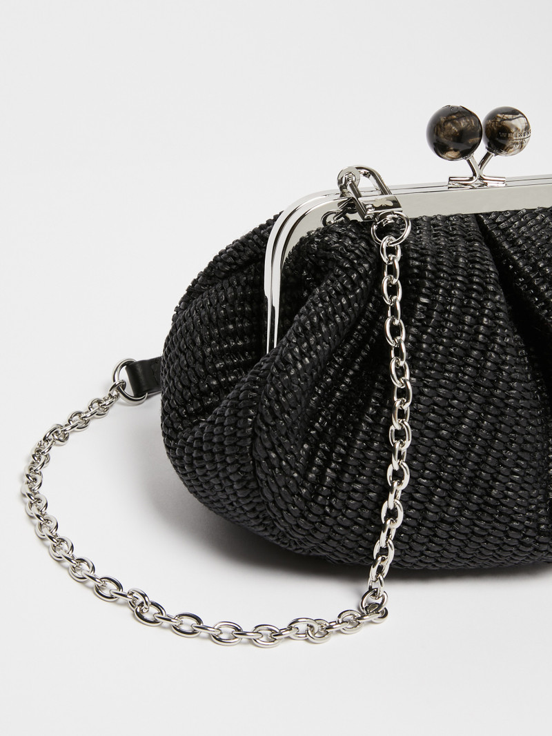 PALMAS Small raffia-look Pasticcino Bag 4