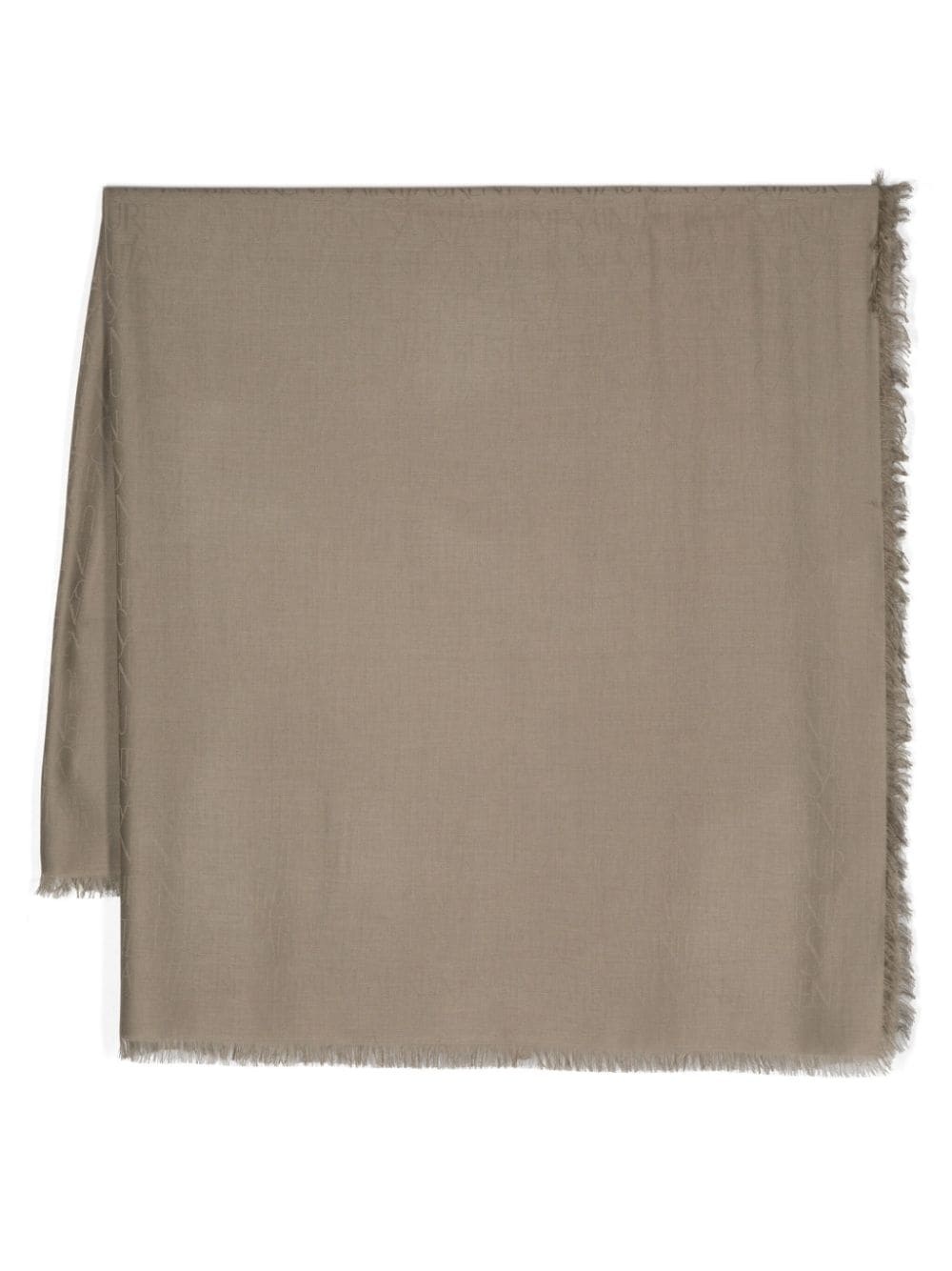 logo-jacquard modal-blend scarf - 1