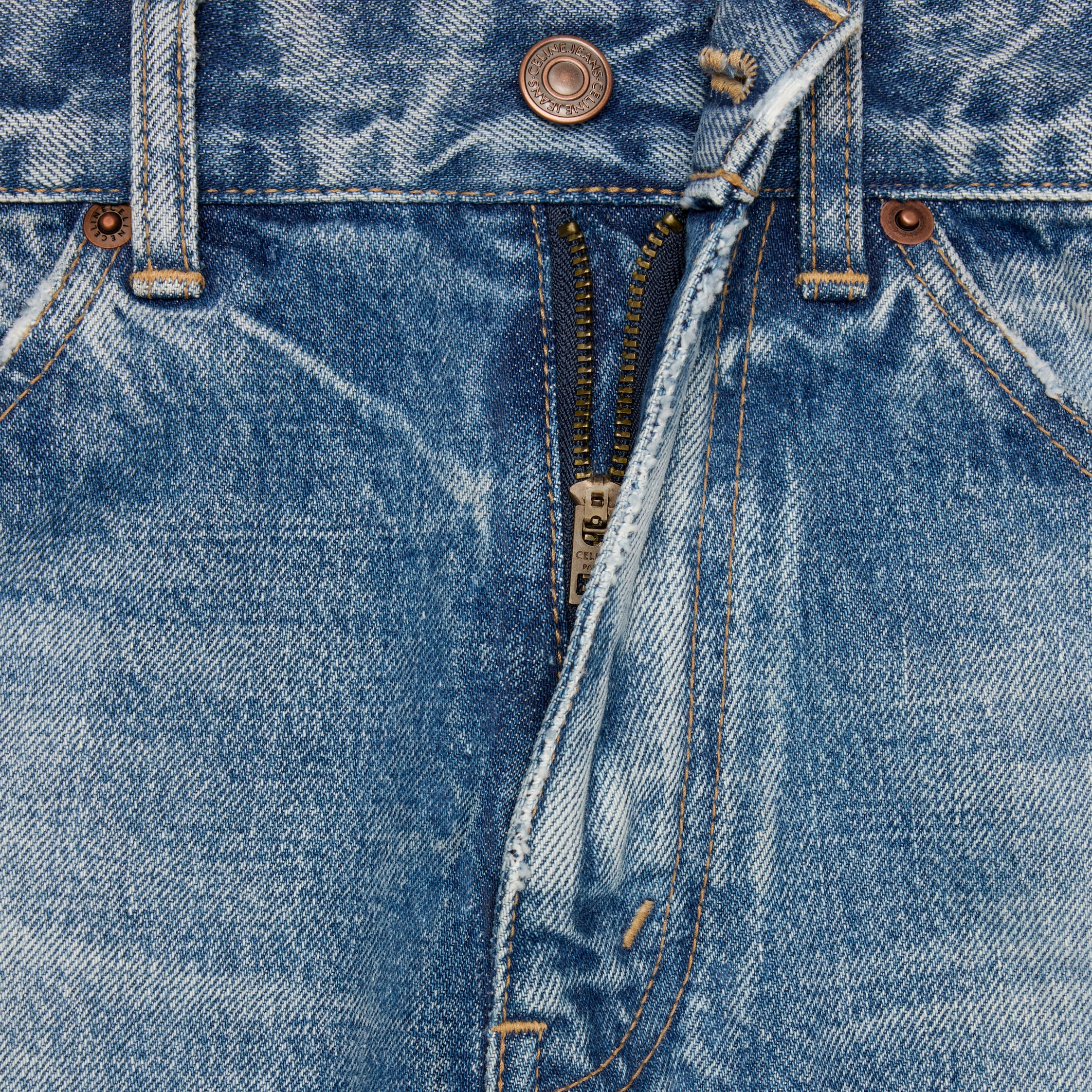 dylan flared jeans in union wash denim - 4