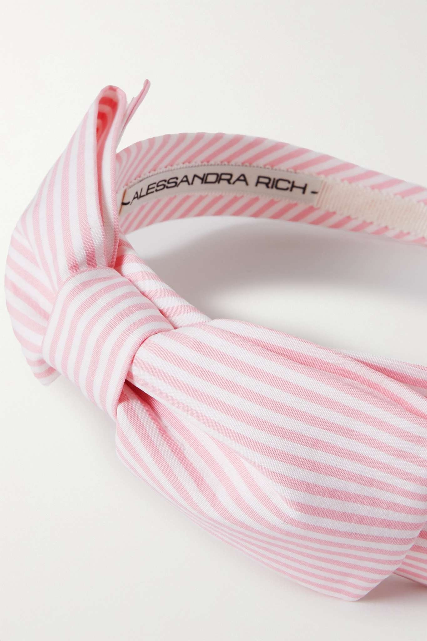 Bow-embellished cotton headband - 4