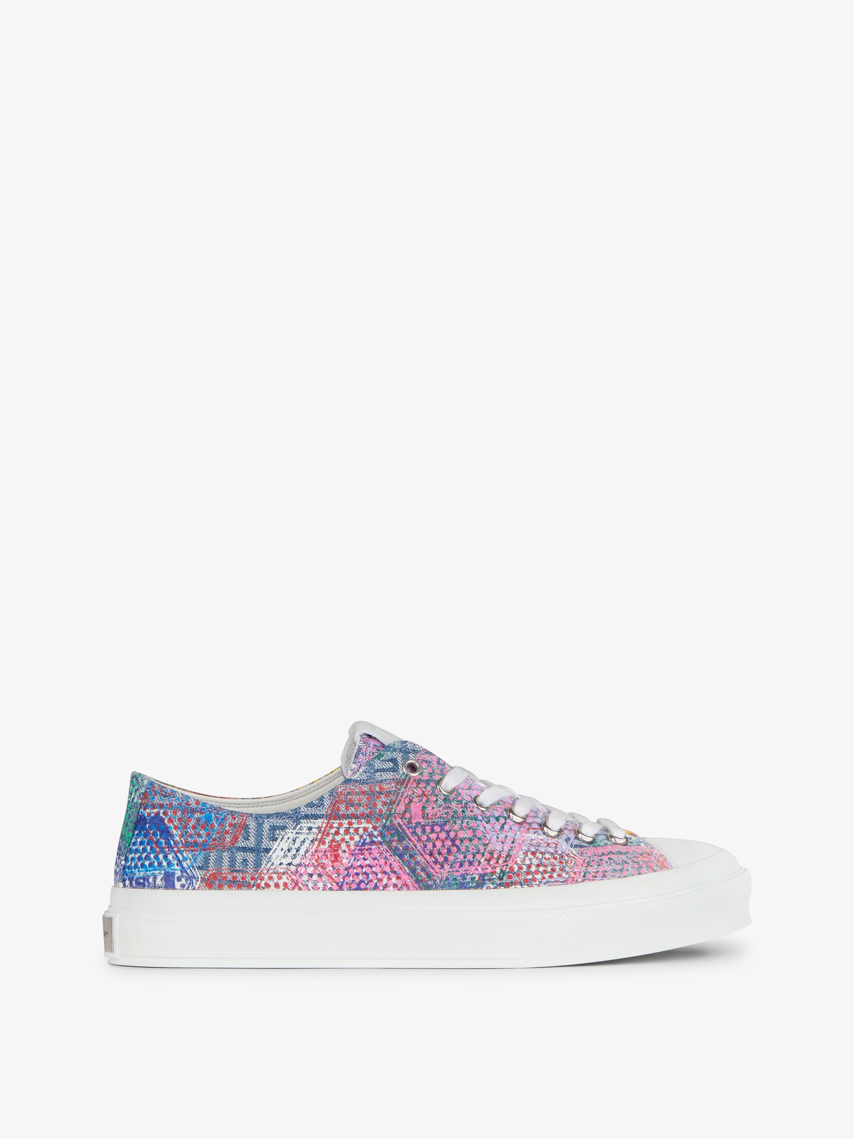 CITY SNEAKERS IN PRINTED 4G DENIM - 1