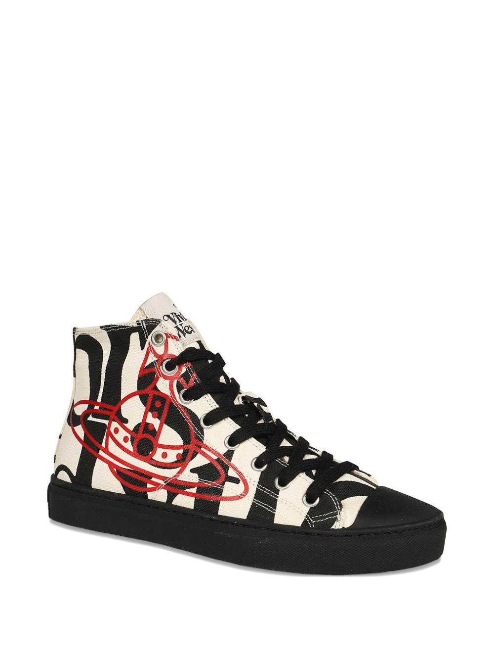 orb-print sneakers - 2