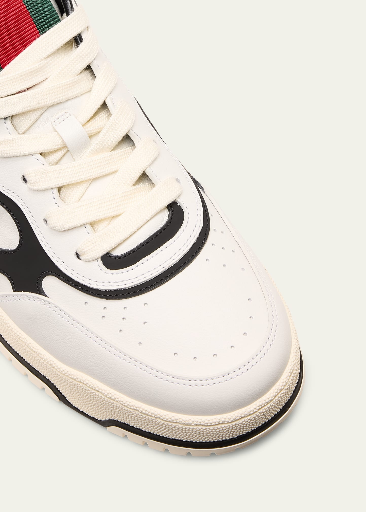Men's Re-Web Gummed Calf Leather Sneakers - 3