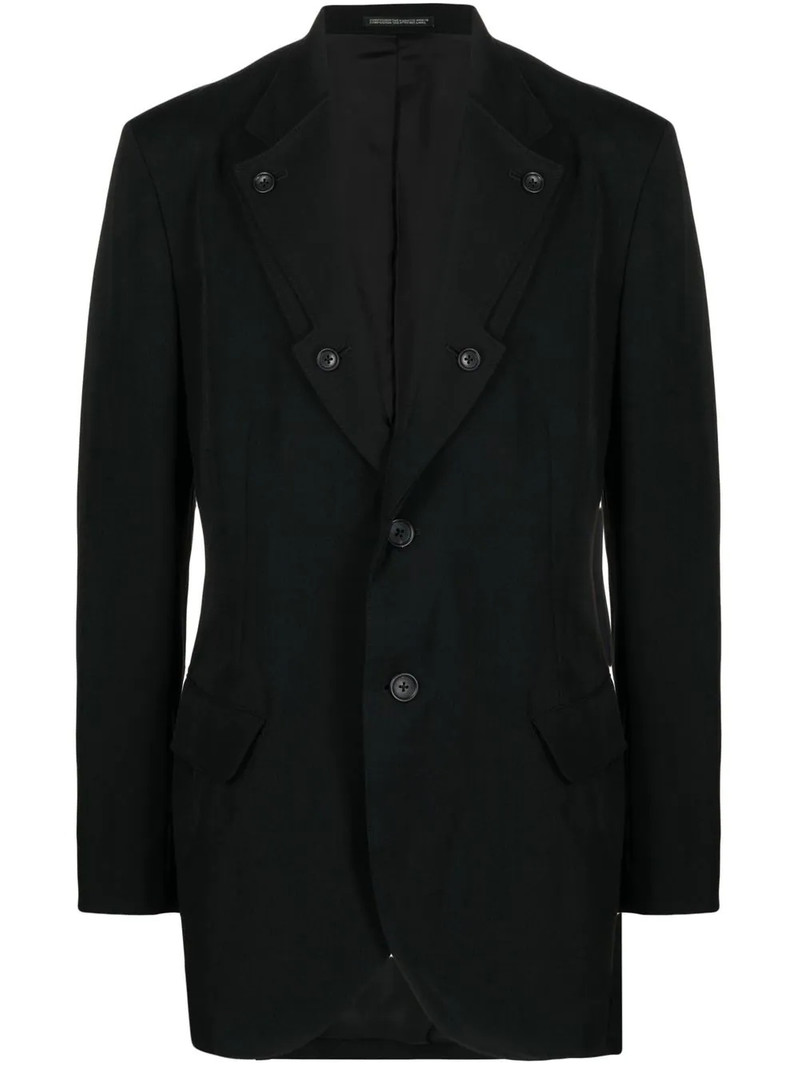 single-breasted fitted blazer 1