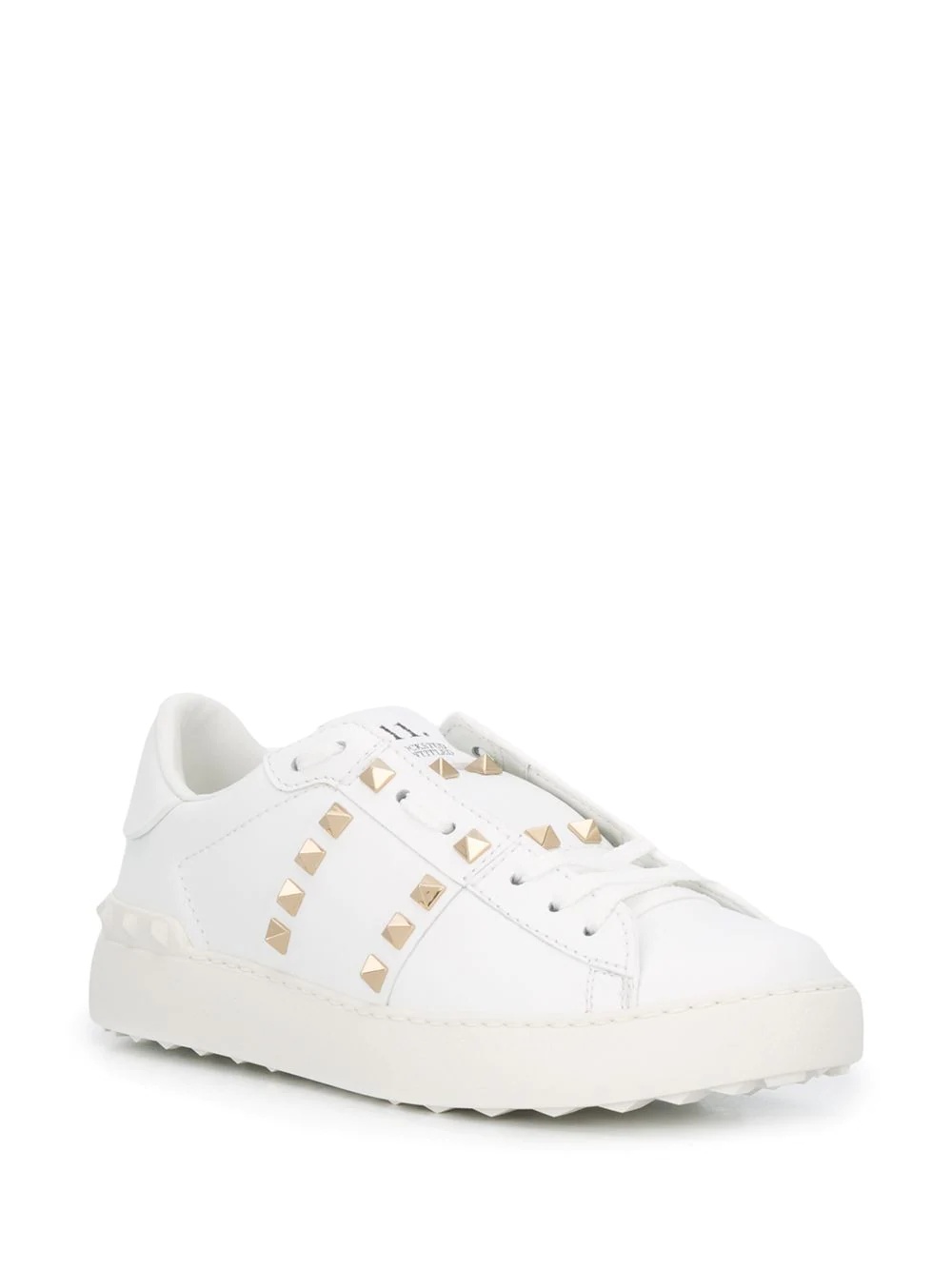 Rockstud-embellished low-top sneakers - 2