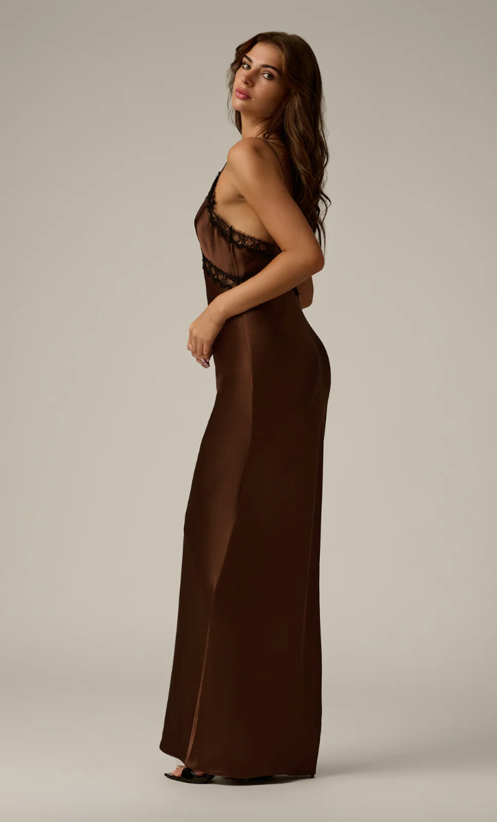Lace Inset Maxi Slip - 2
