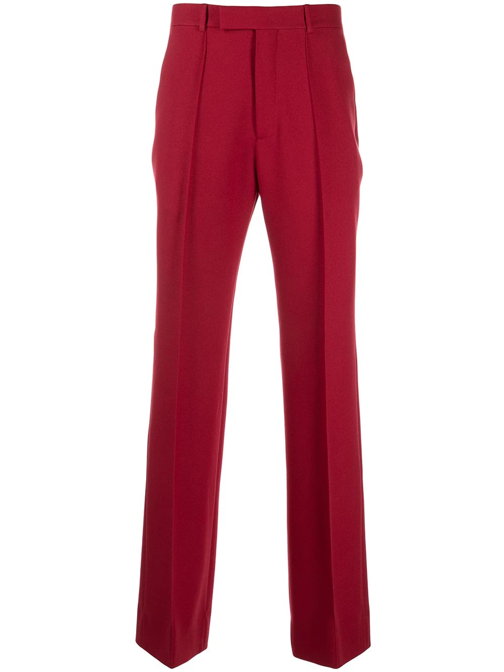 pressed-crease tailored trousers - 1