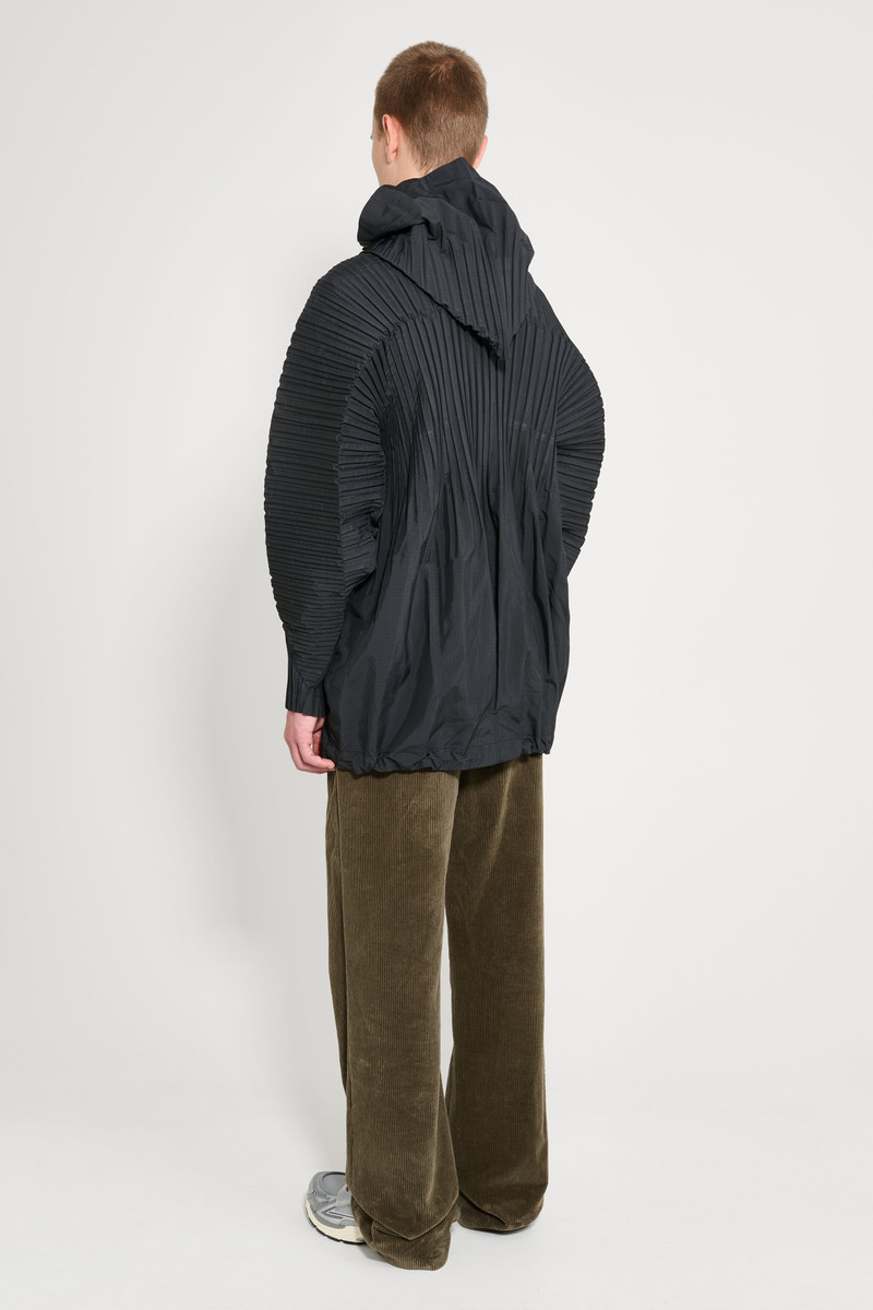 ISSEY MIYAKE HOMME PLISSÉ ISSEY MIYAKE CASCADE JACKET BLACK outlook