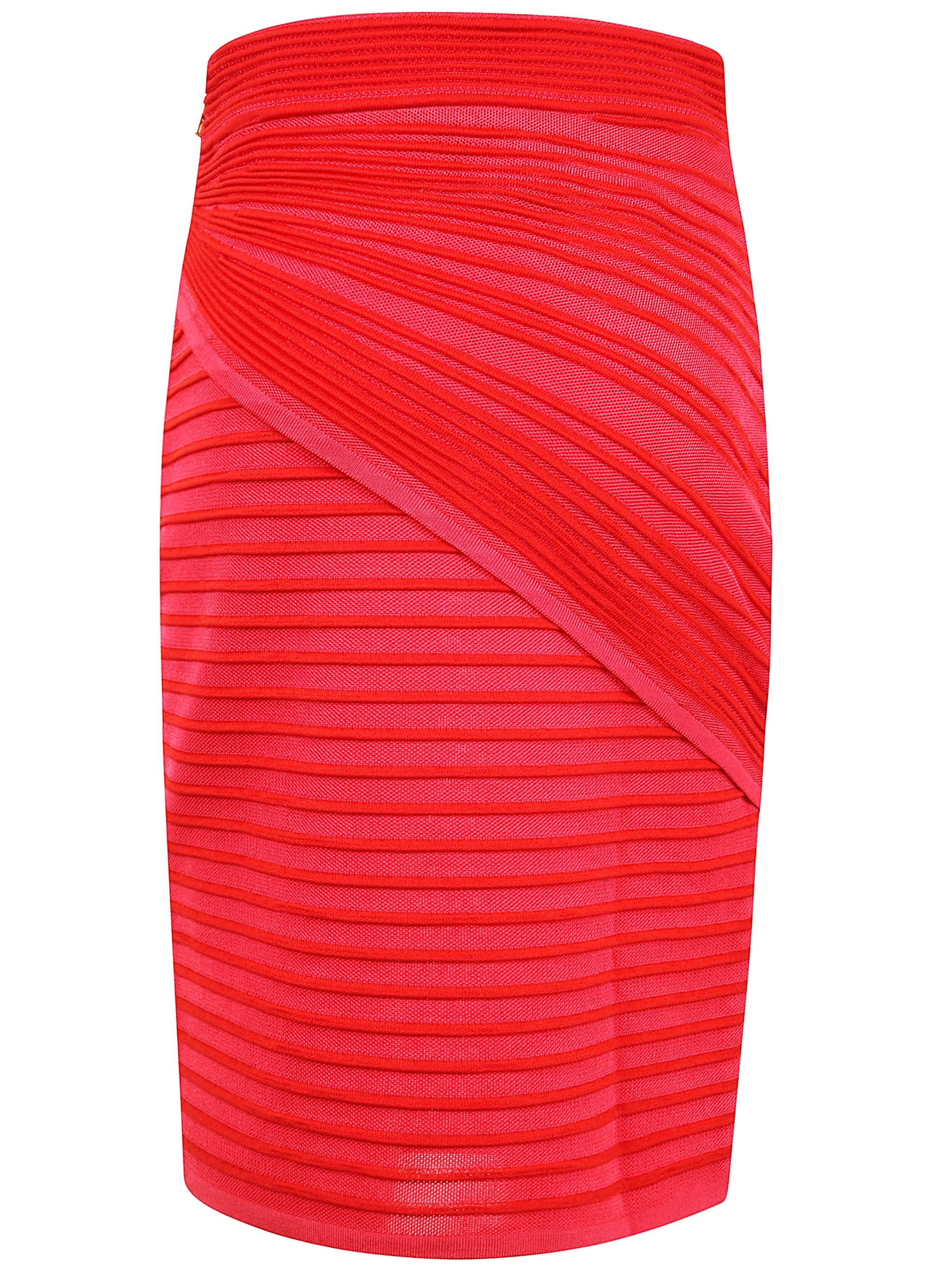 Balmain Women Flechage Knit Knee Lenght Skirt - 4