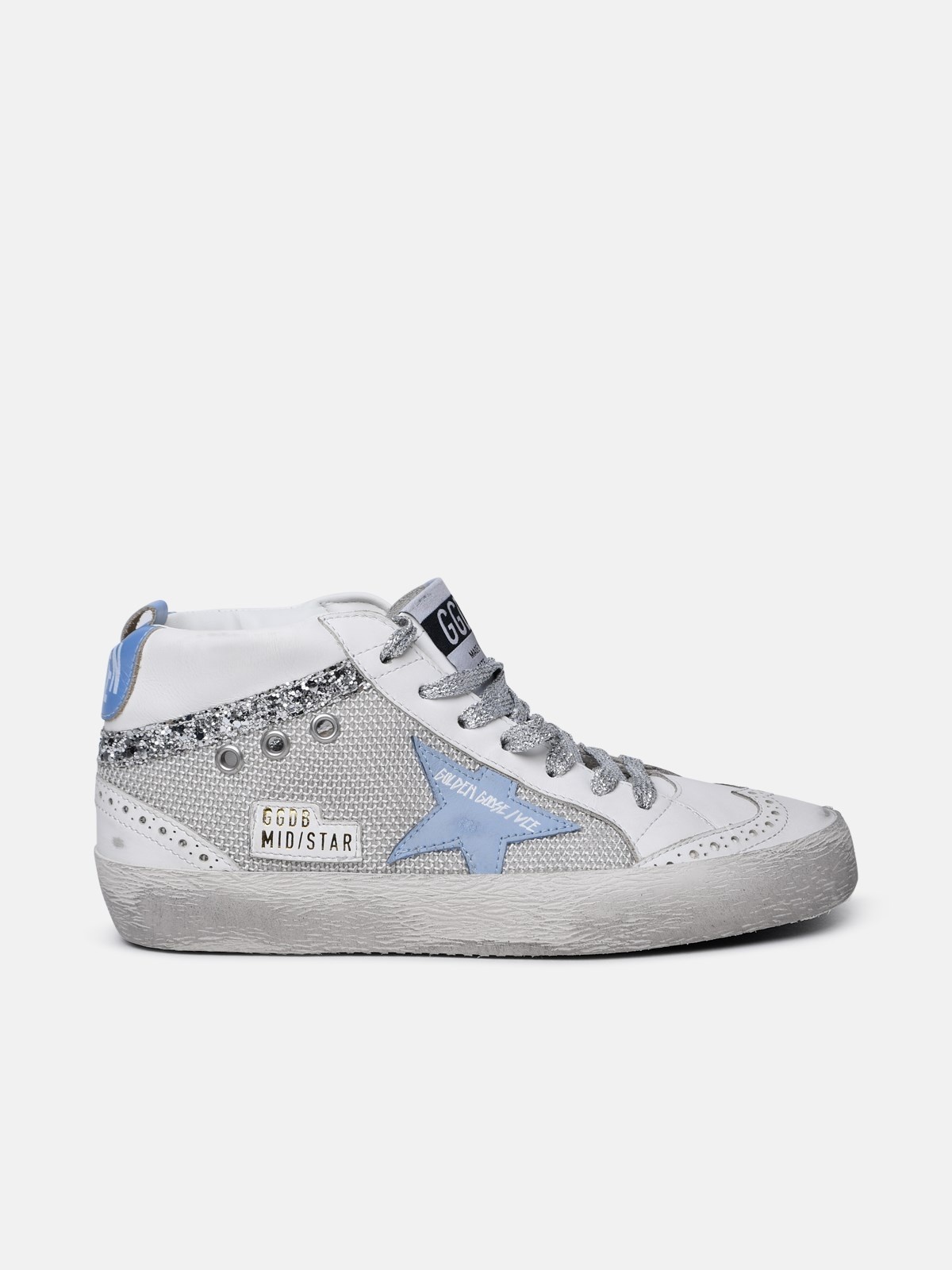 'MID-STAR CLASSIC' WHITE LEATHER SNEAKERS - 1