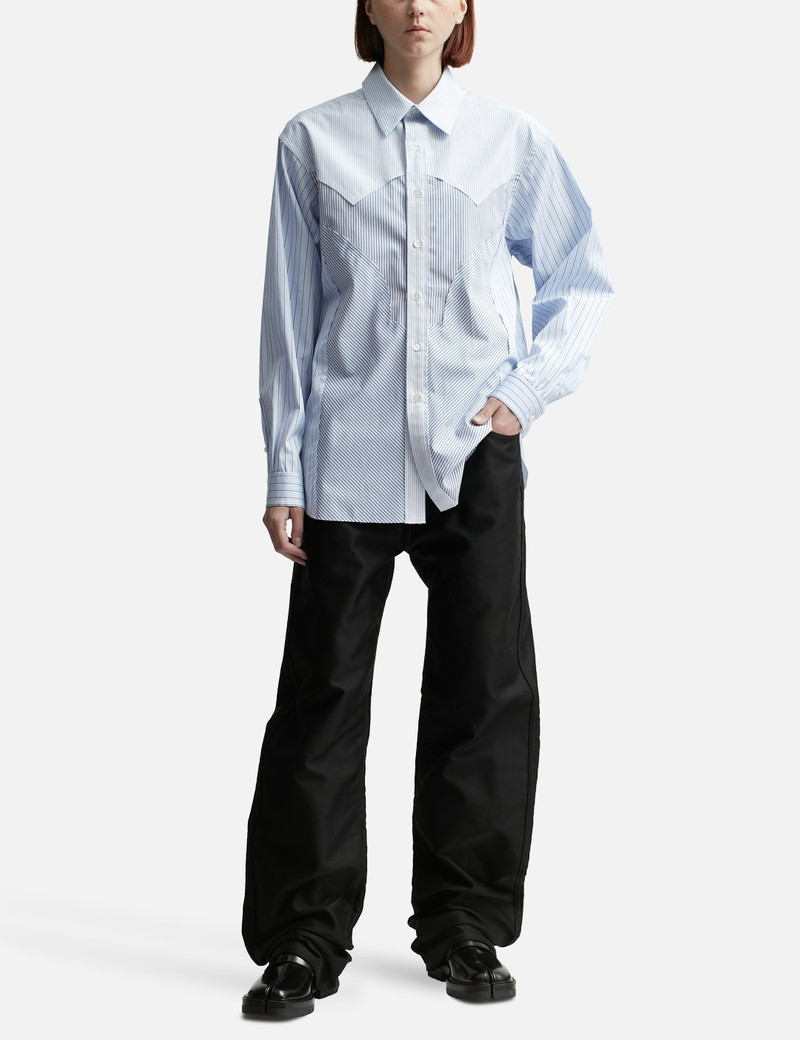 Maison Margiela SATIN COTTON TROUSERS outlook