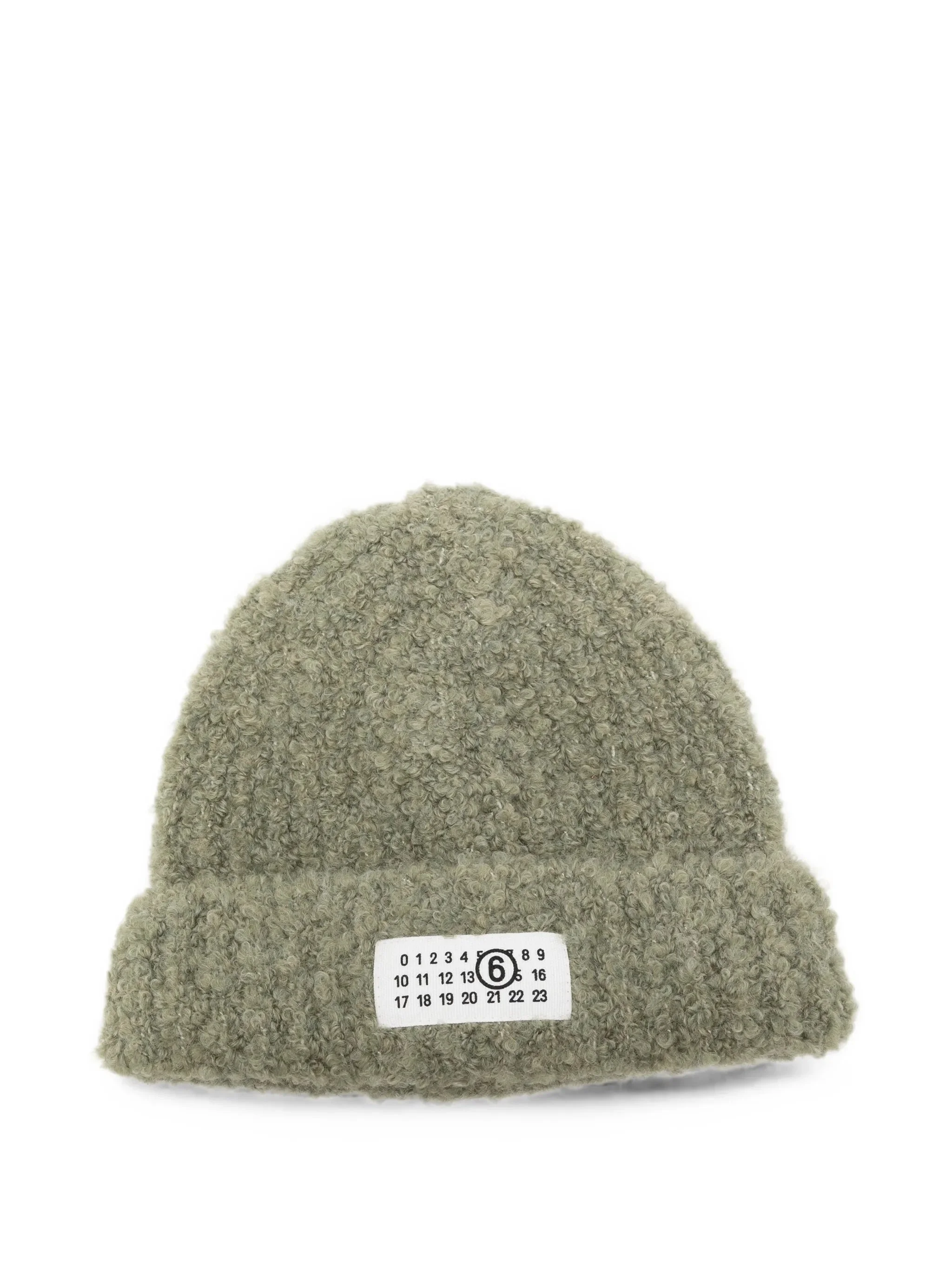 Mm6 Maison Margiela Logo-patch Beanie Hat - 1