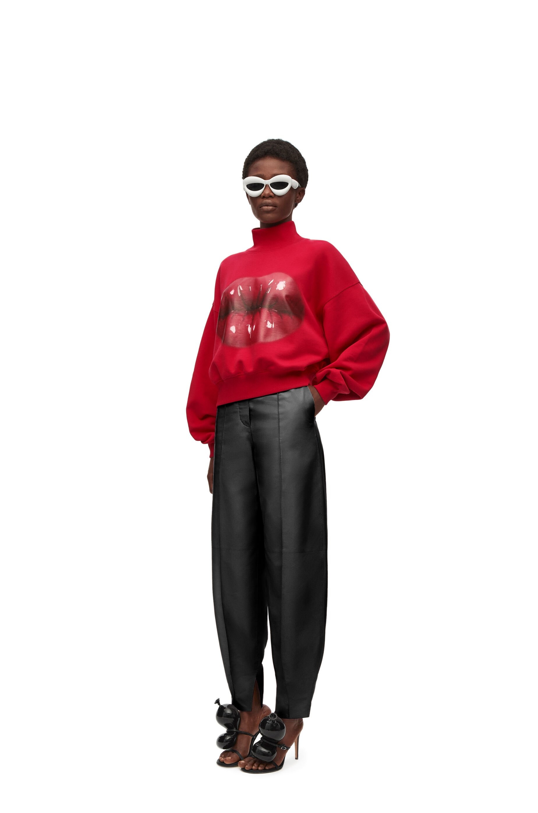 Loewe lips sweatshirt in cotton - 2