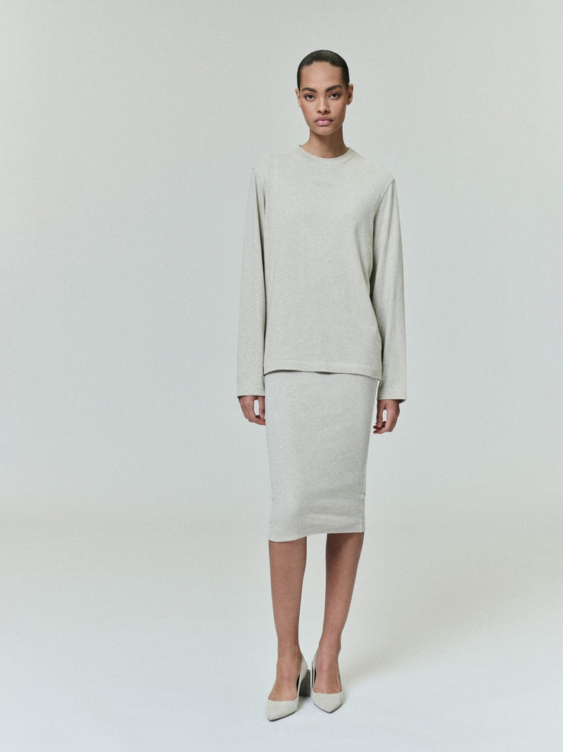 ESSENTIALS Womens Classic Long Sleeve Tee outlook