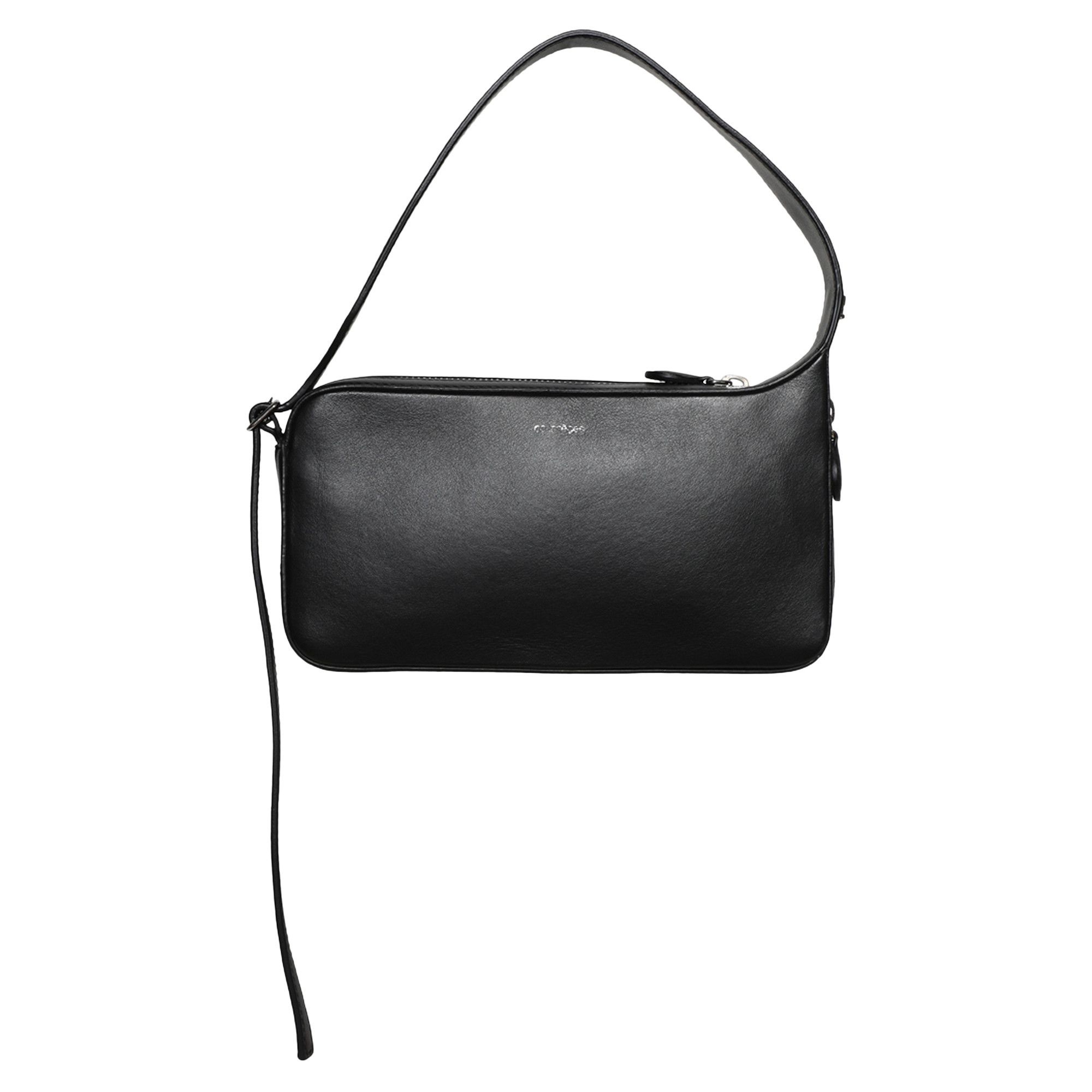 Courrèges Leather Racer Bag 'Black' - 1