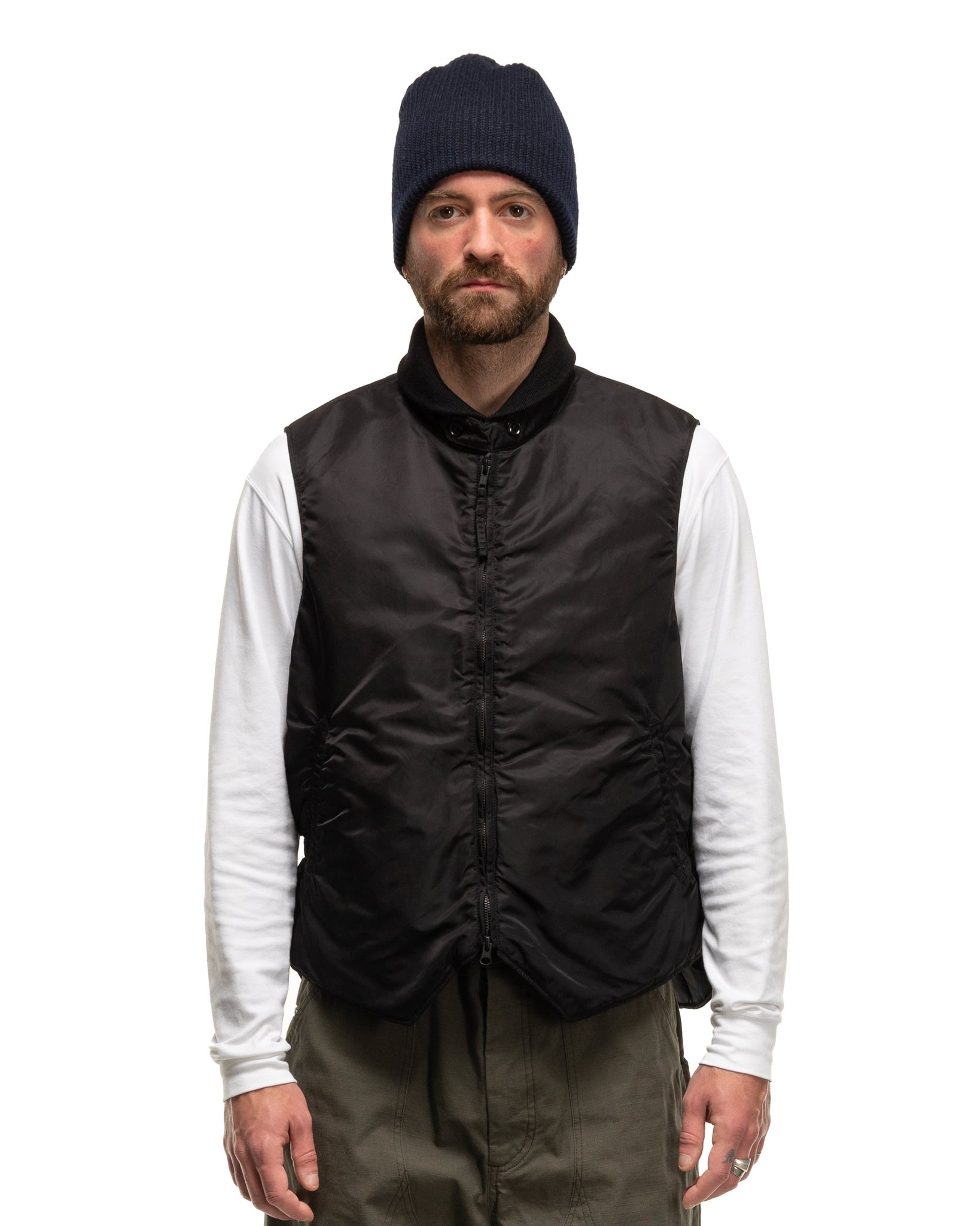 トップス ENGINEERED GARMENTS LL VEST Engineered Garments LL Vest, Dark Navy – Glasswing