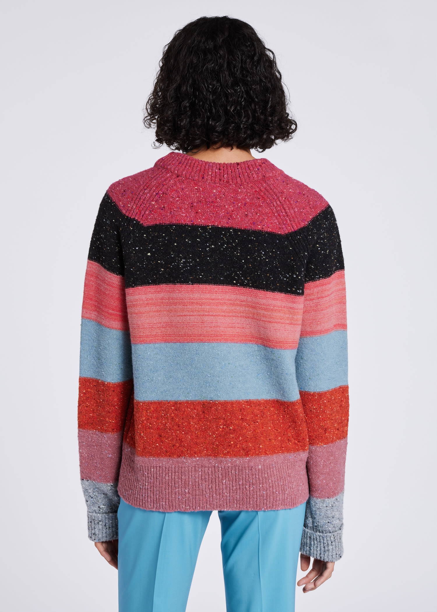 Oversized Crew Neck Sweater - 5