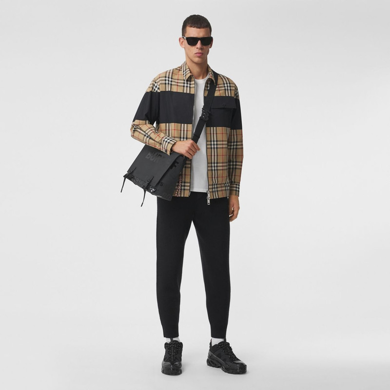 Horseferry Print Coated Canvas Messenger Bag 6