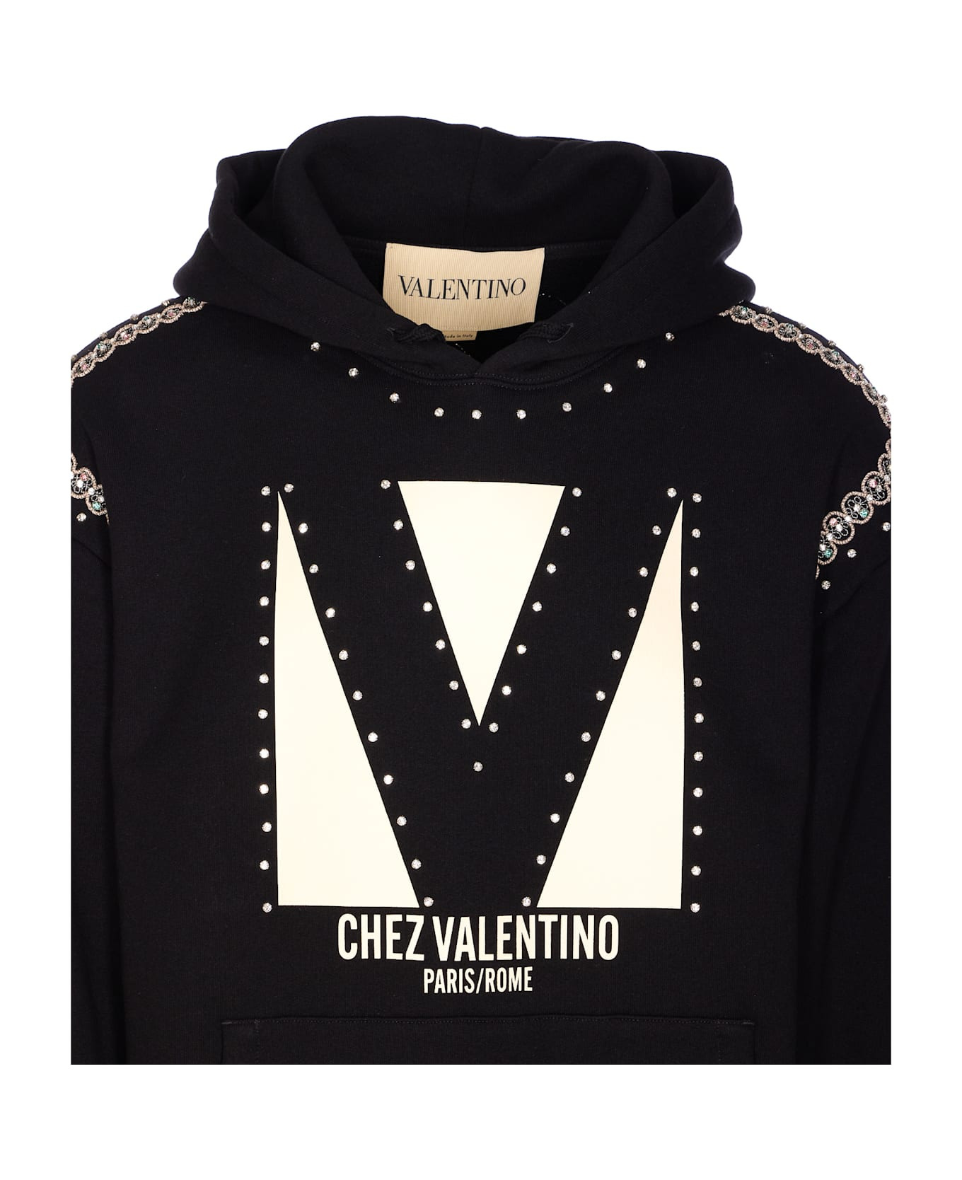 Chez Valentino Logo Hoodie - 4