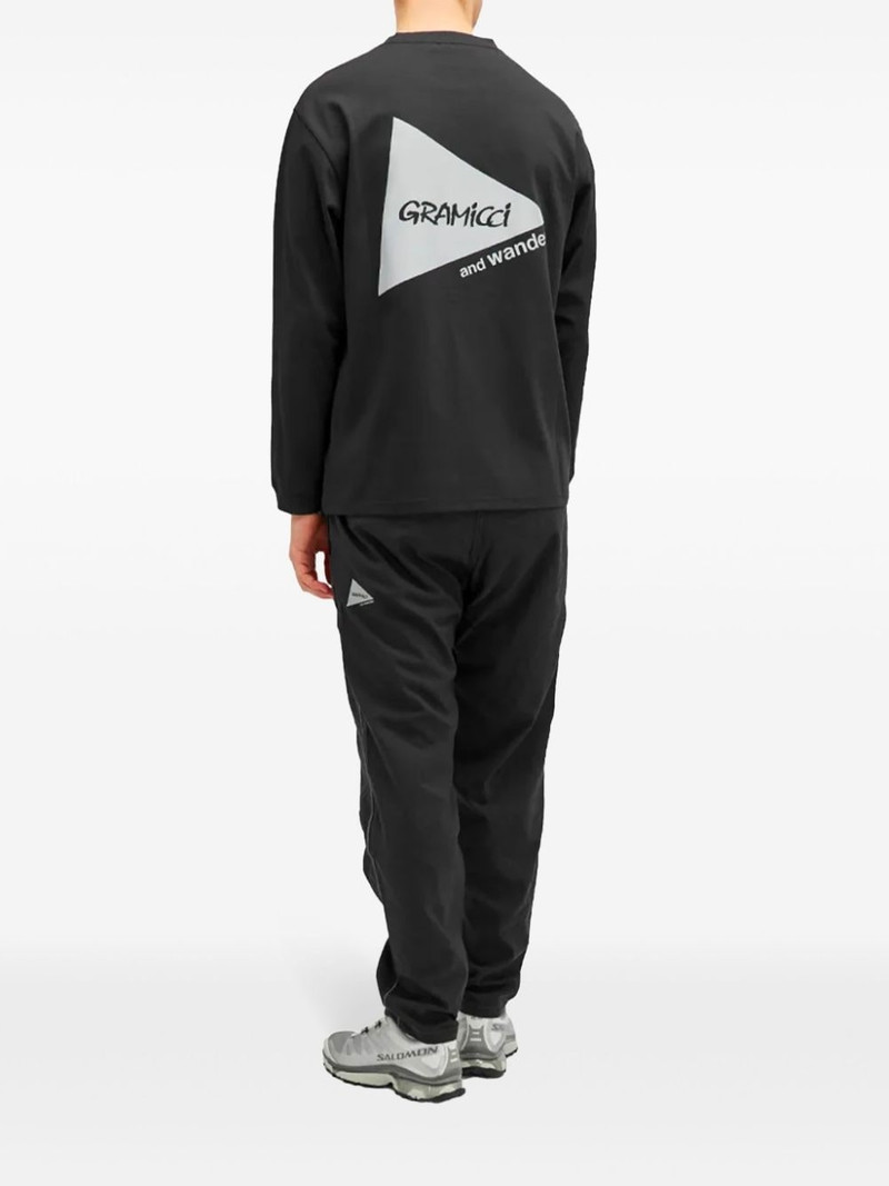 and Wander x Gramicci logo-print T-shirt outlook