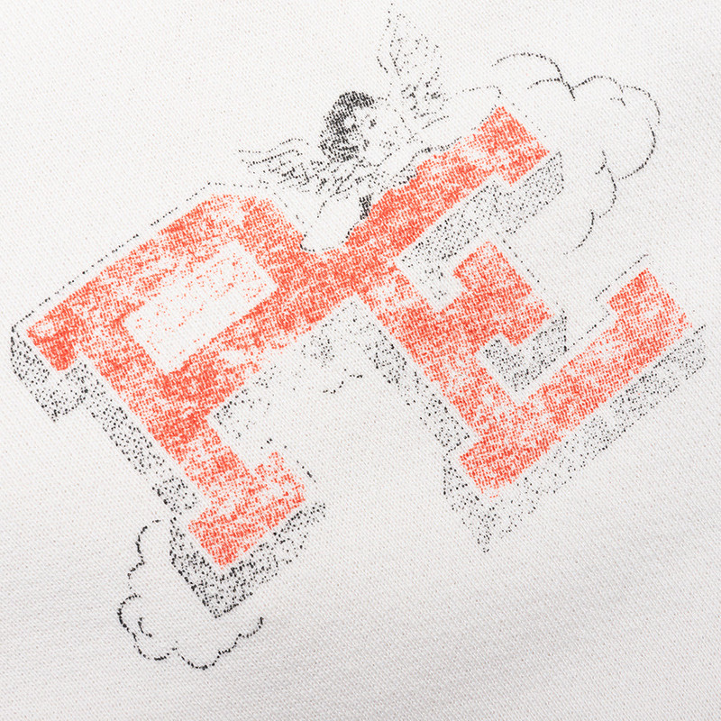 P.E. CHERUB BAGGY SWEATPANTS - EGG WHITE 3