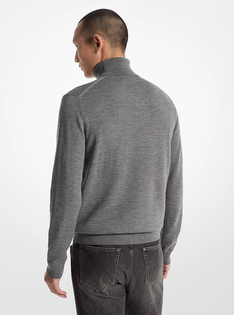 MICHAEL KORS Merino Wool Turtleneck Sweater outlook